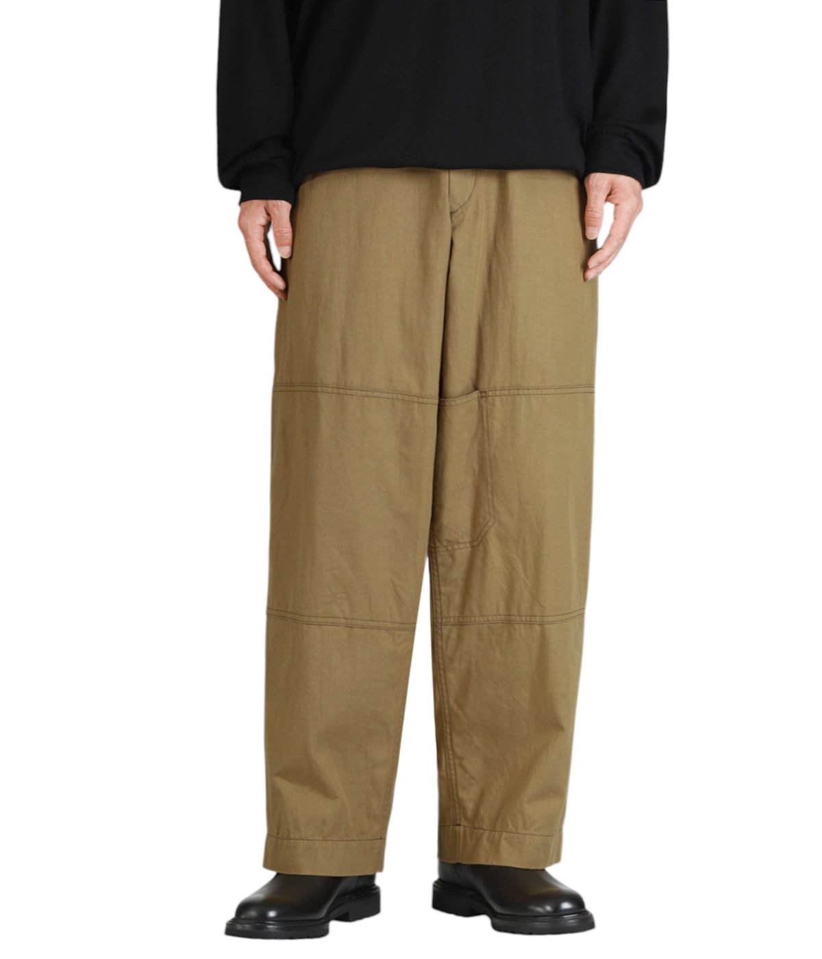 極美品 Blurhms ブラームス カーゴ チノ パンツ パッチワーク サイズ4