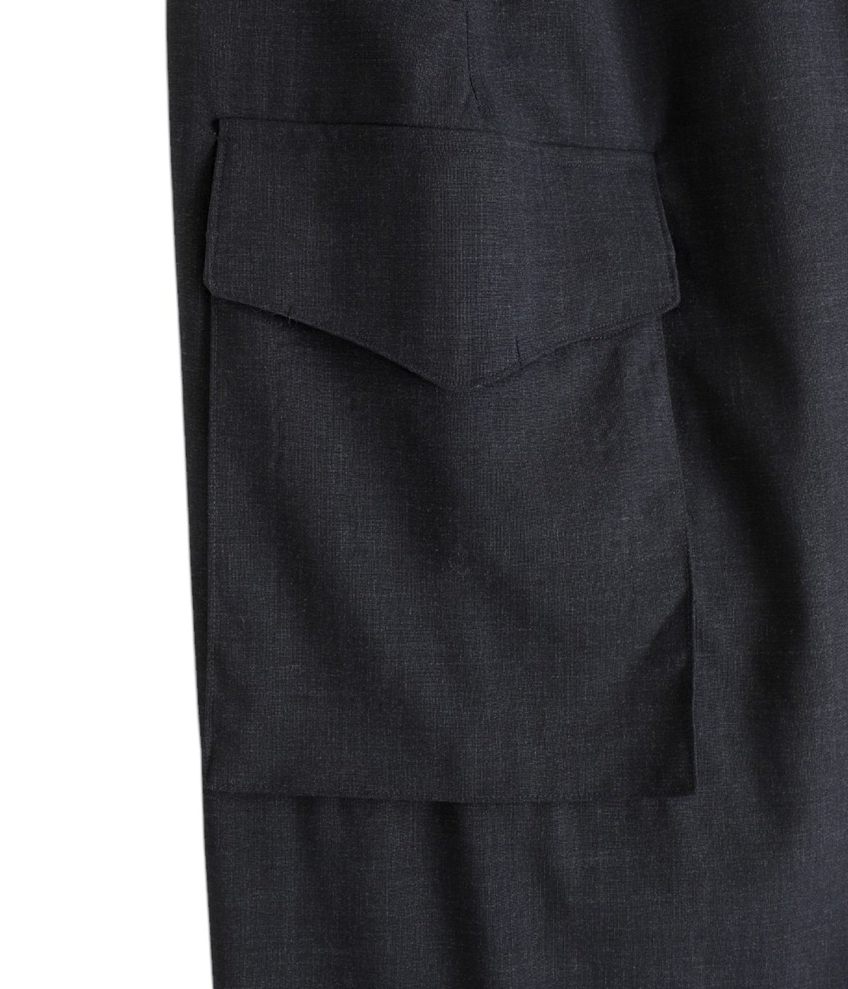 Washed Wool Voile Side Seamless 4P Pants | blurhms