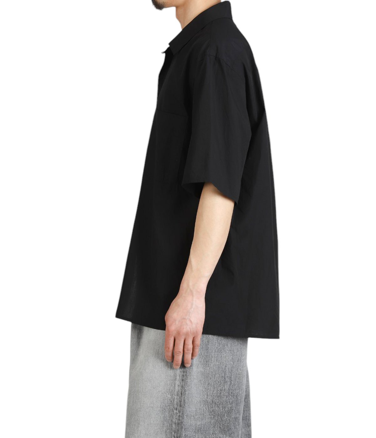 Chambray Open-Collar Shirt | blurhms(ブラームス) / トップス 半袖