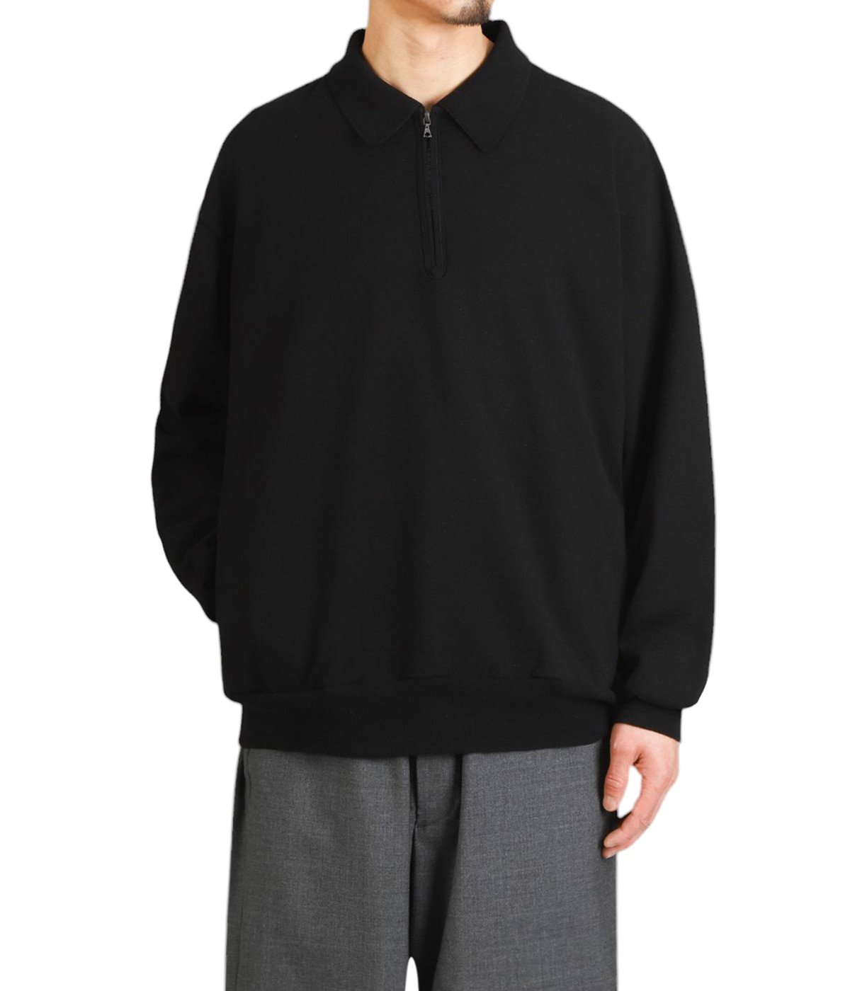 Co/Silk Nep Harf-Zip Shirt | blurhms(ブラームス) / トップス