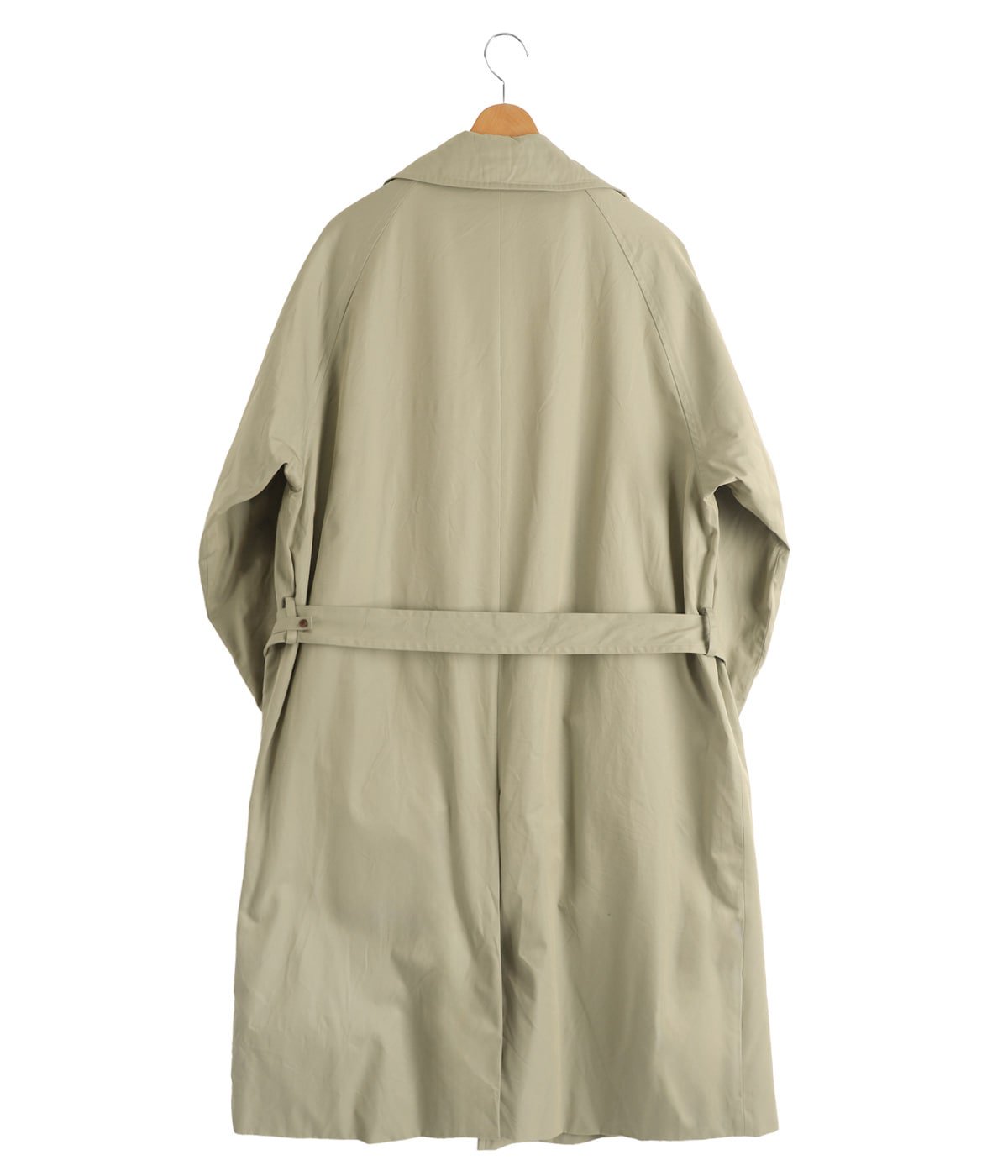blurhms トレンチコート　ベージュ blurhms / COTTON GABARDINE TRENCH COAT | THE LIBRARY（ザ ライブ