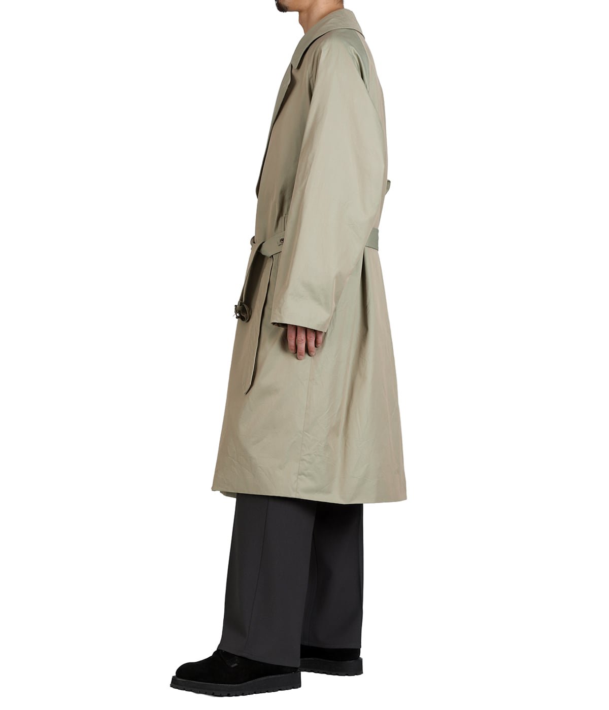 blurhms トレンチコート　ベージュ blurhms / COTTON GABARDINE TRENCH COAT | THE LIBRARY（ザ ライブ
