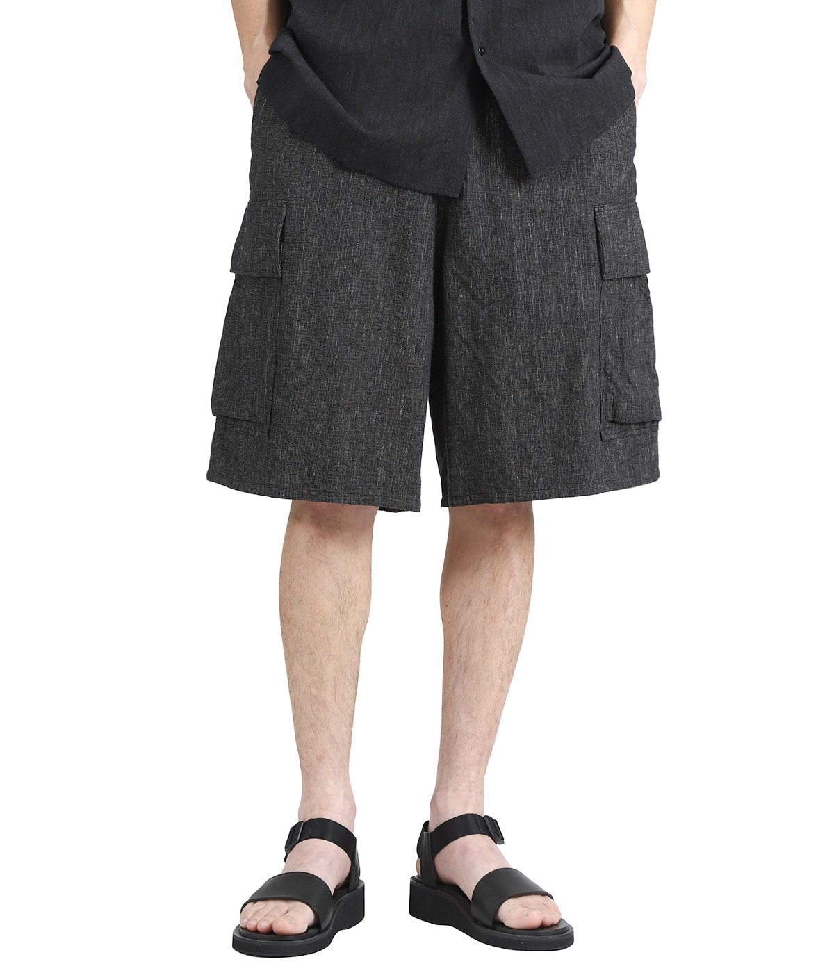 Cotton Mix Nep 6P Shorts | blurhms(ブラームス) / パンツ ハーフ