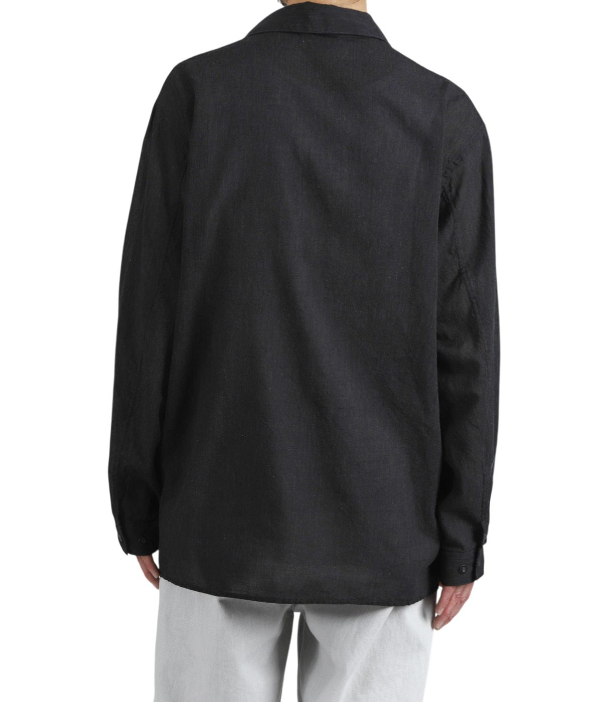 Silk-Co Voile Open-collar Shirt L/S | blurhms(ブラームス Silk-Co Voile Open-collar Shirt L/S | blurhms(ブラームス