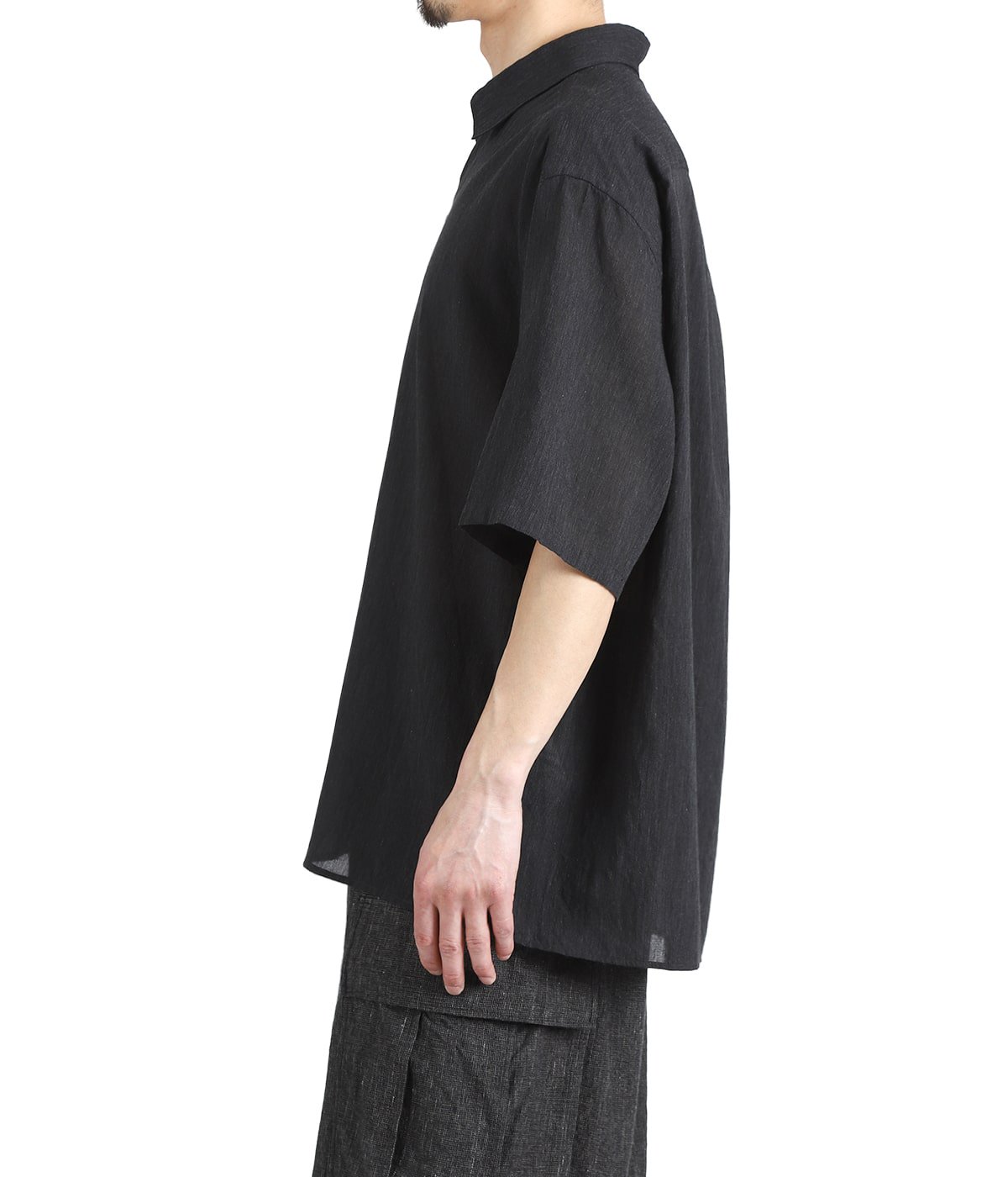 Silk-Co Voile Half-Sleeve Shirt | blurhms(ブラームス) / トップス