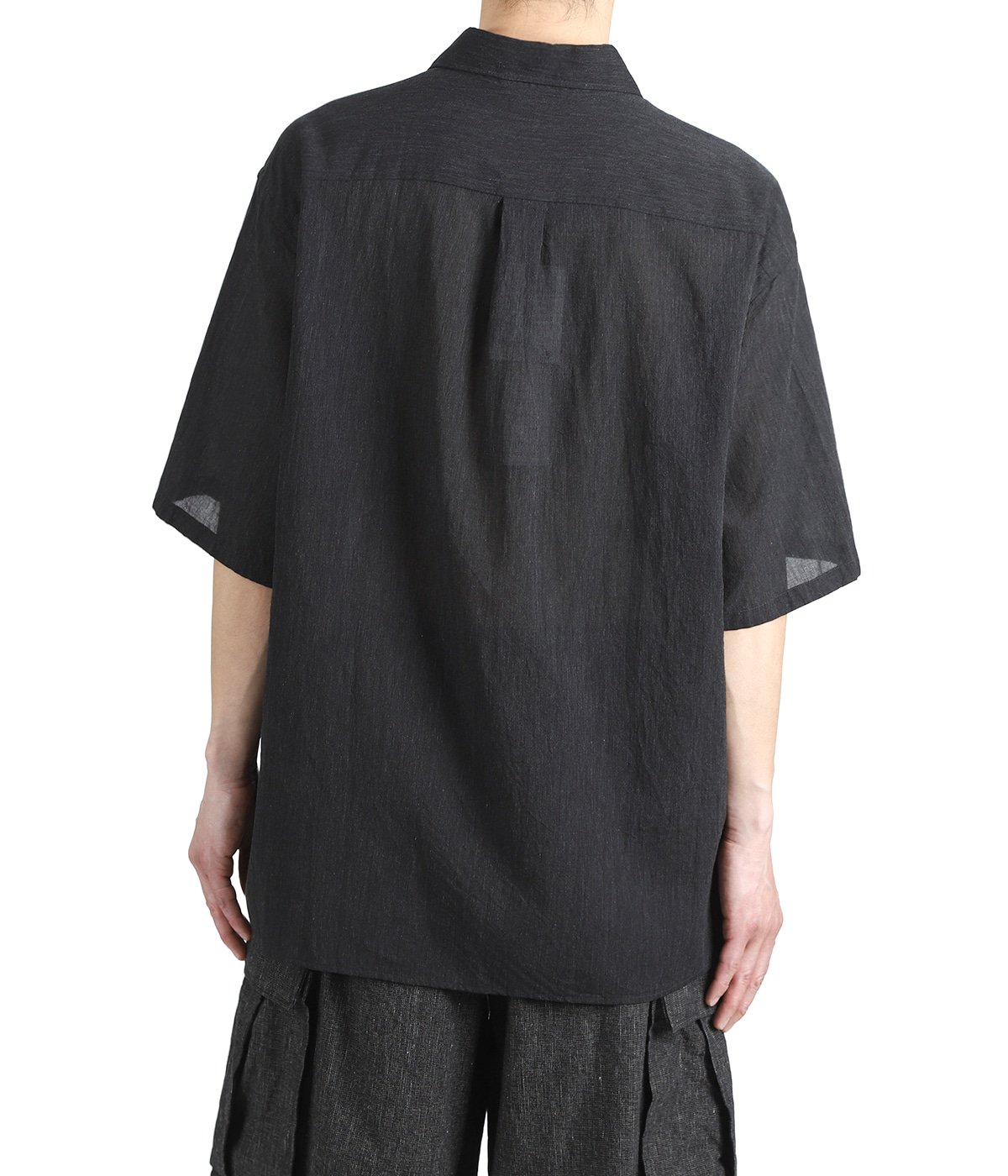 Silk-Co Voile Half-Sleeve Shirt | blurhms(ブラームス) / トップス
