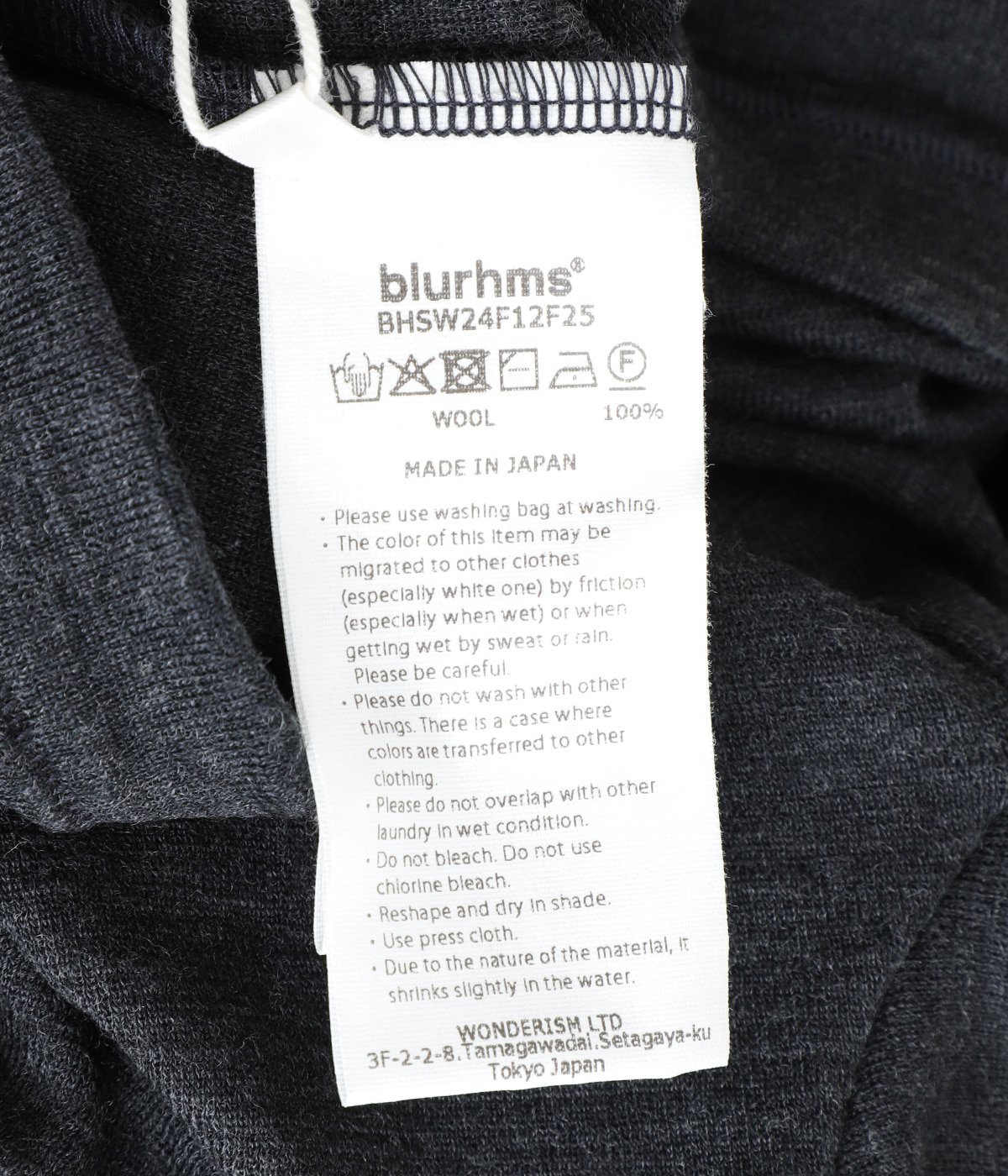 レディース】Wool Rib Turtle Neck | blurhms(ブラームス