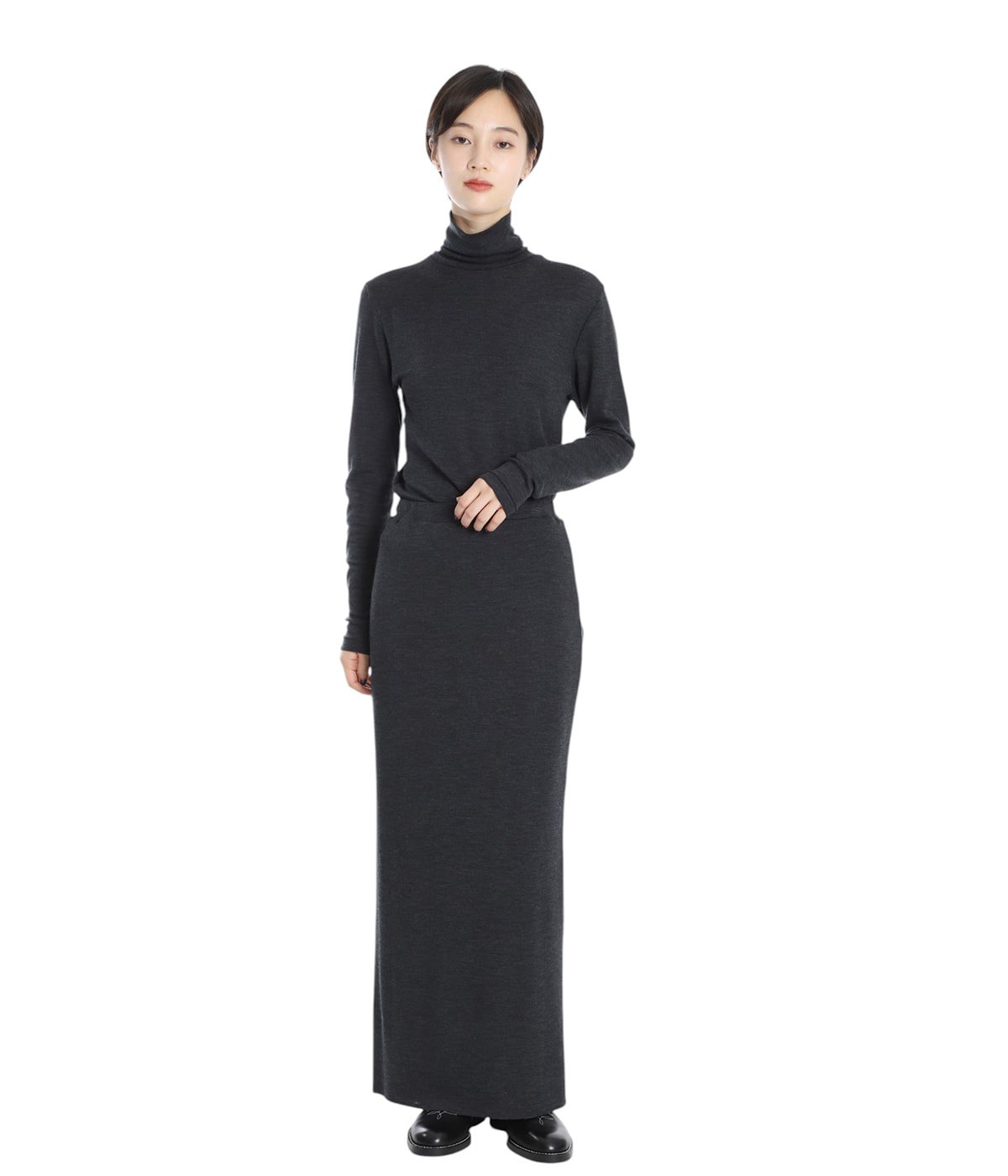 blurhms ブラームス ／ RIB Skirt リブスカート blurhms＞リブ タイトスカート