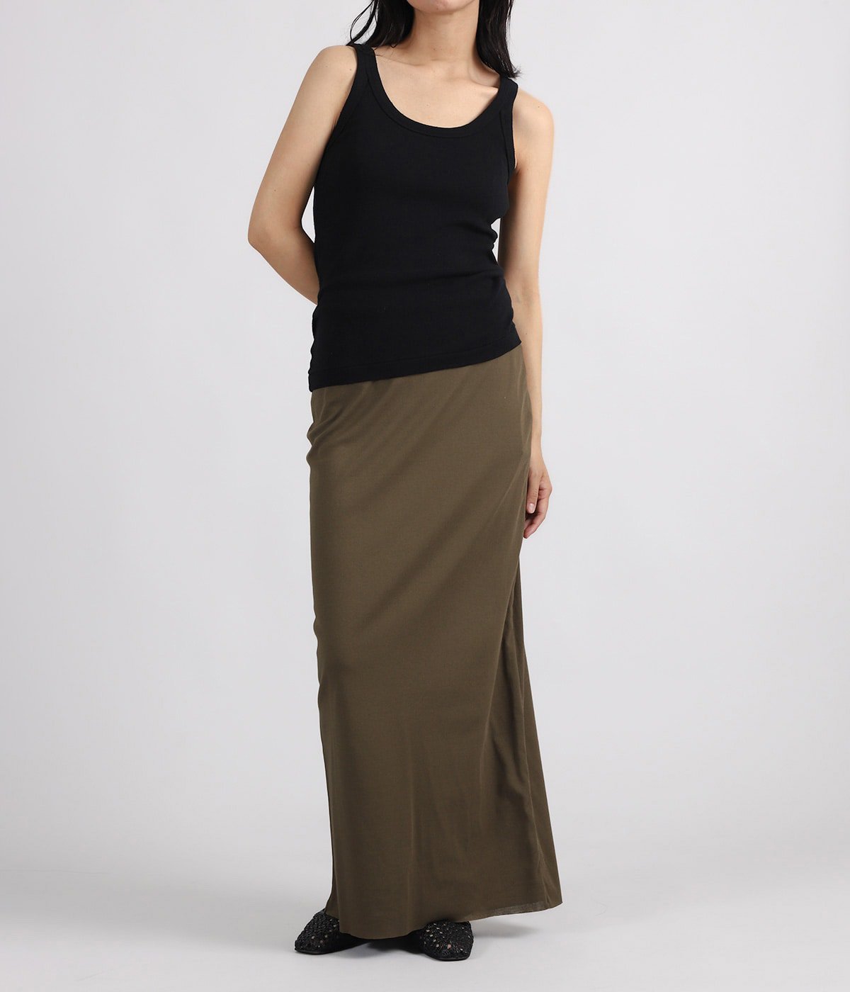 レディース】Hard Twist Rib Skirt | blurhms(ブラームス