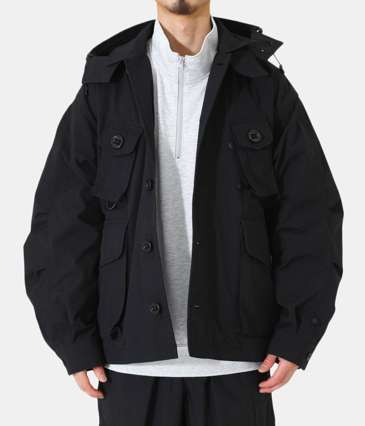 ジャケット/M/BLK/BJ-26022/22SS/Tech Canadian Fatigue Jacket ...