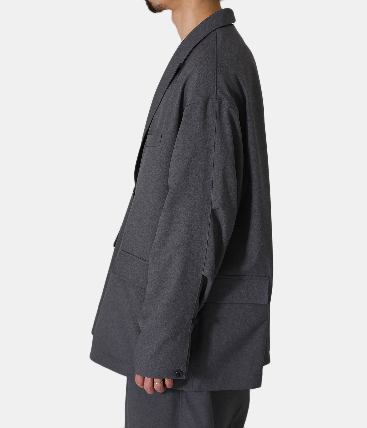 Tech Double-Breasted Jacket
