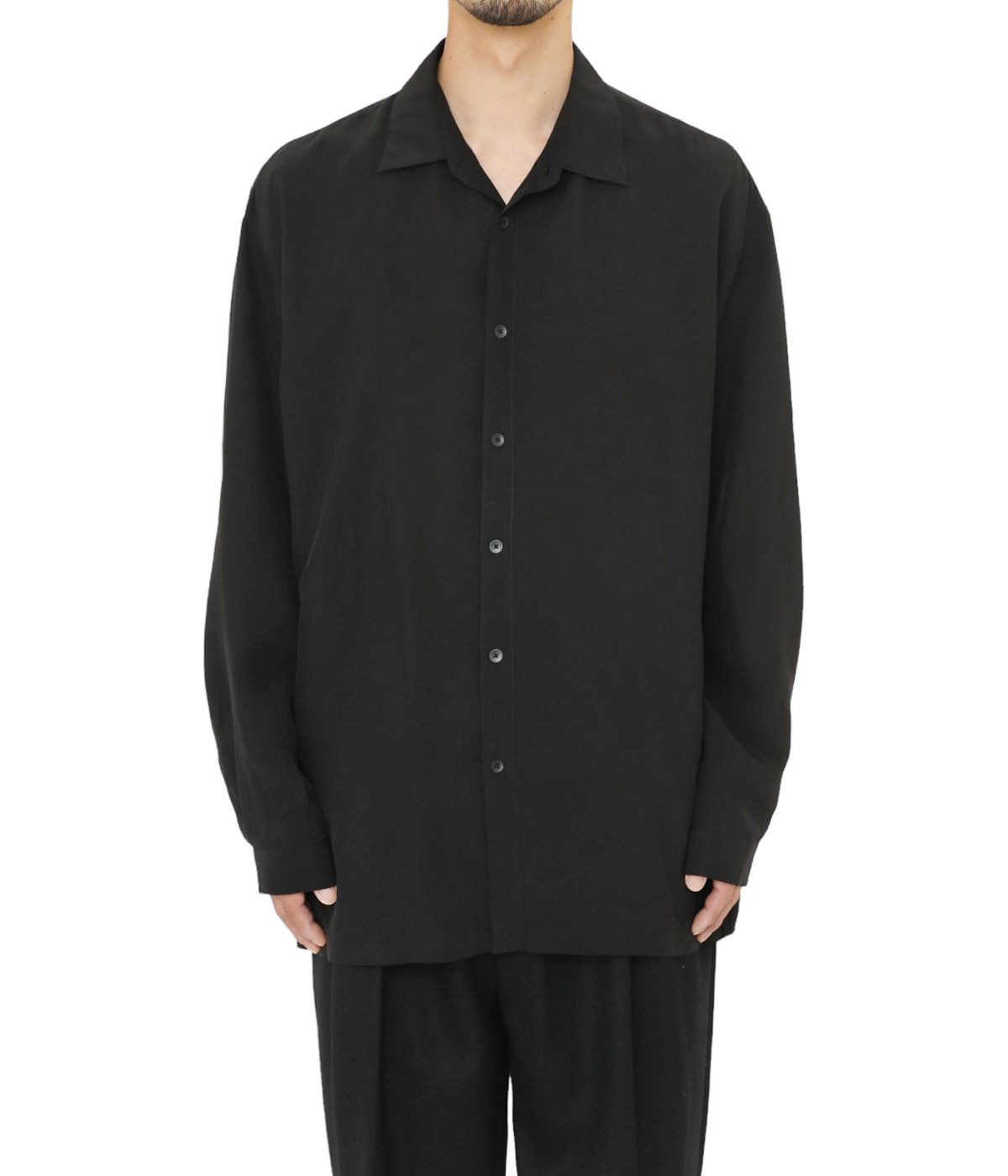 KYOTO TSURIZOME SILK OVERSIZED SHIRTS | ATON(エイトン) / トップス 