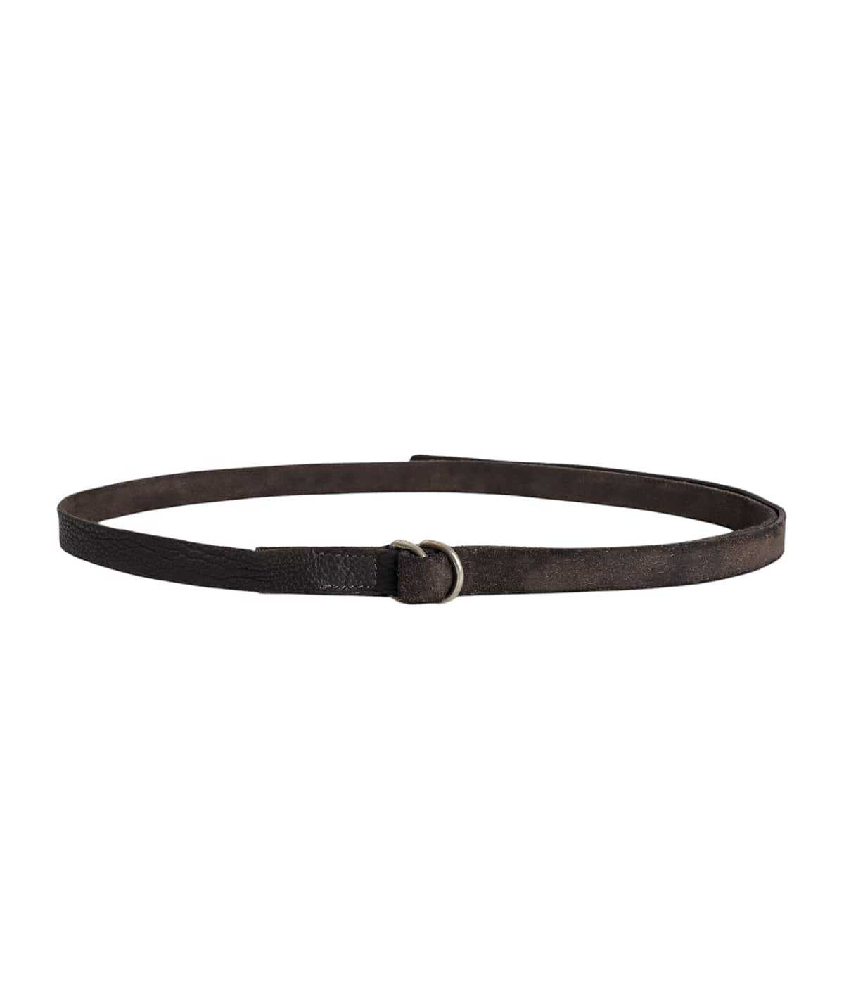 NARROW BELT BISON FULL GRAIN