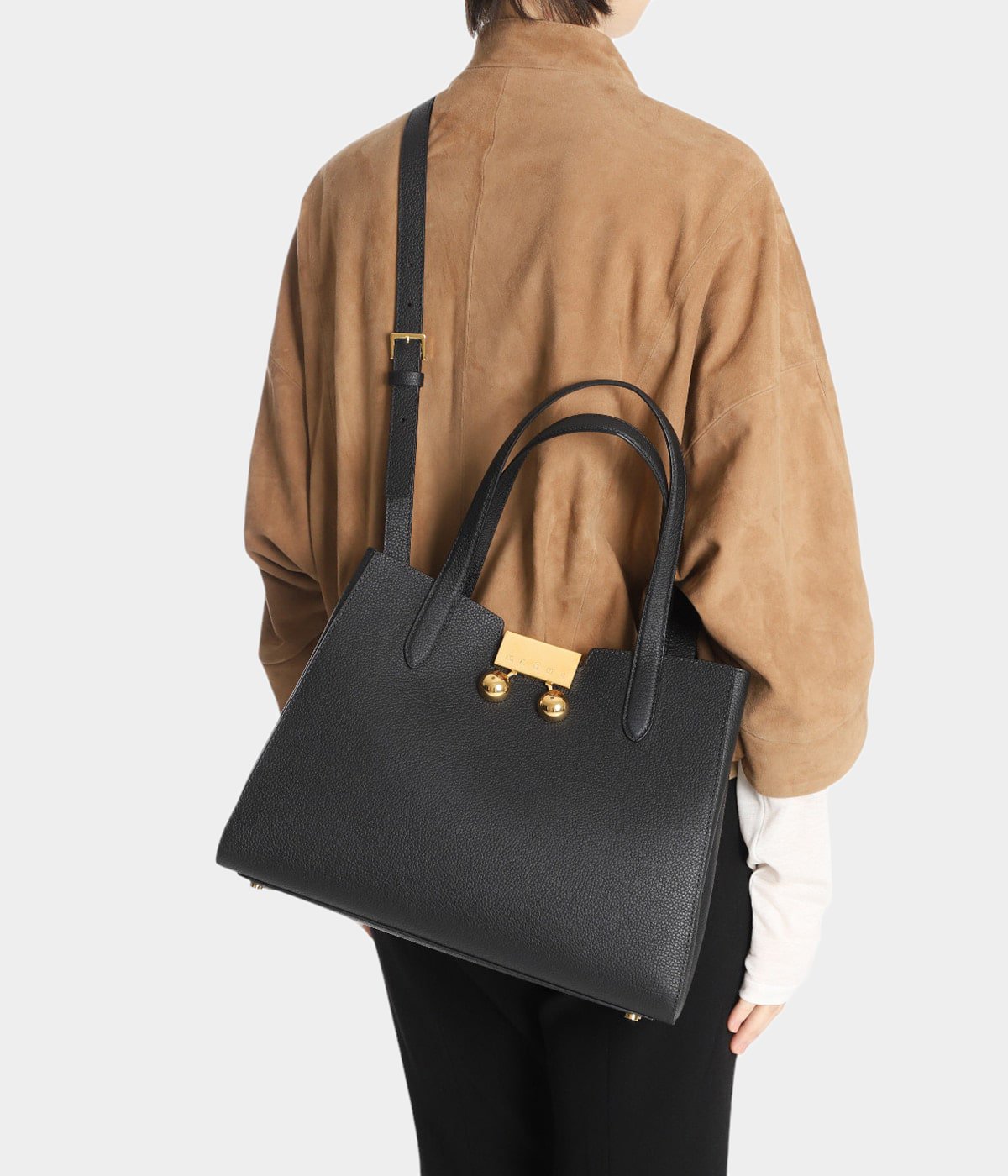 バッグ・カバンその他 MARNI Women Bags P8185 BMMP0150U0 00N99 Black レディース】TOTE SMALL | MARNI(マルニ) / バッグ トートバッグ