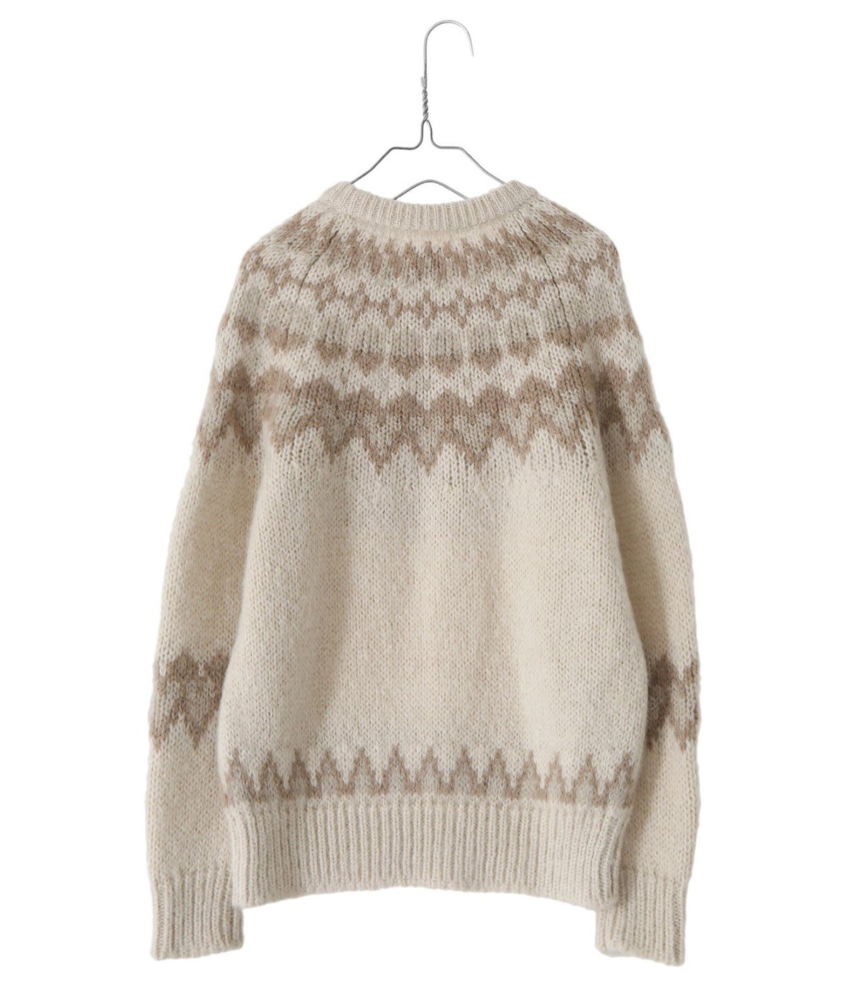 レディース】MOHAIR NORDIC CREW NECK | BATONER(バトナー) / トップス