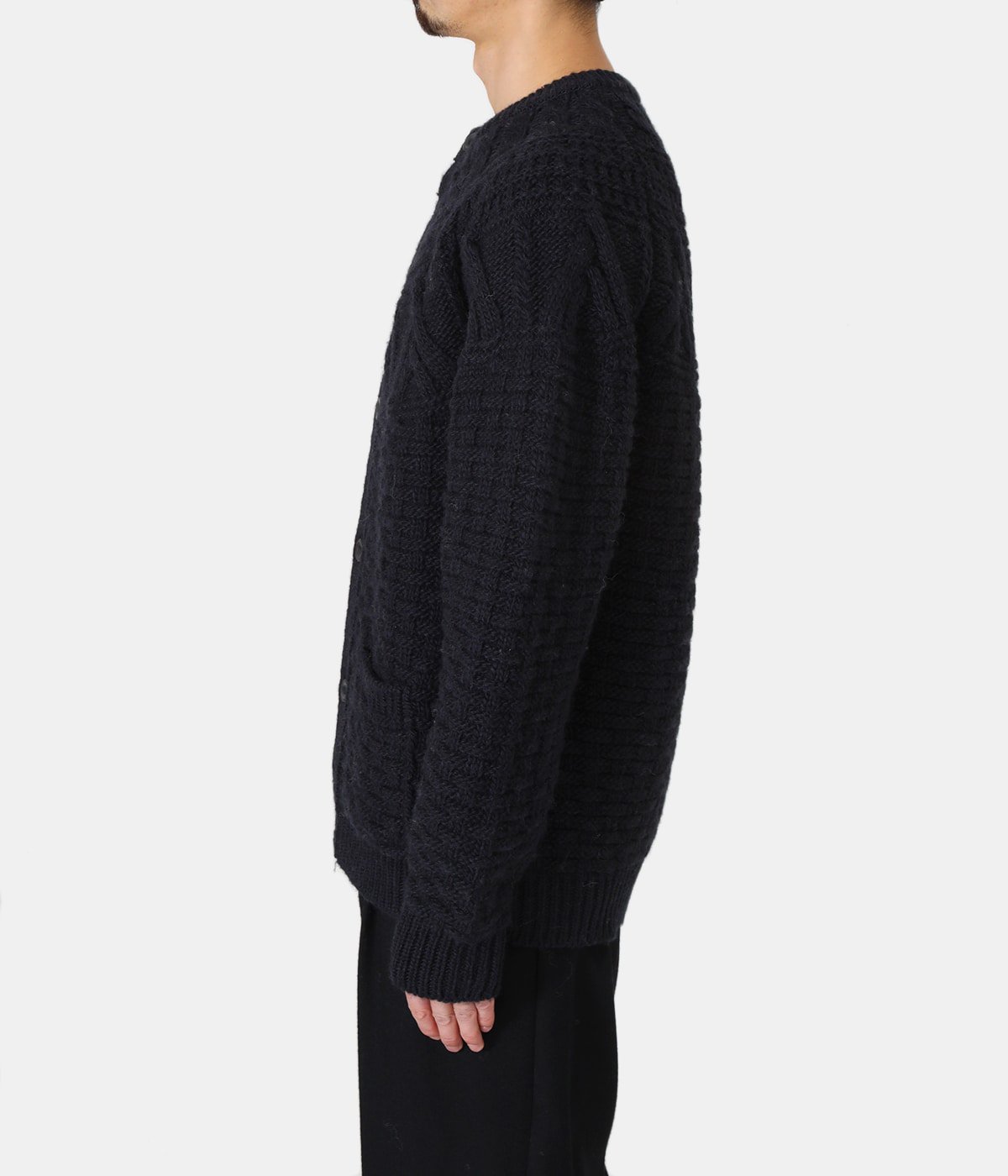 SPREAD ARAN CREW NECK CARDIGAN | BATONER(バトナー) / トップス