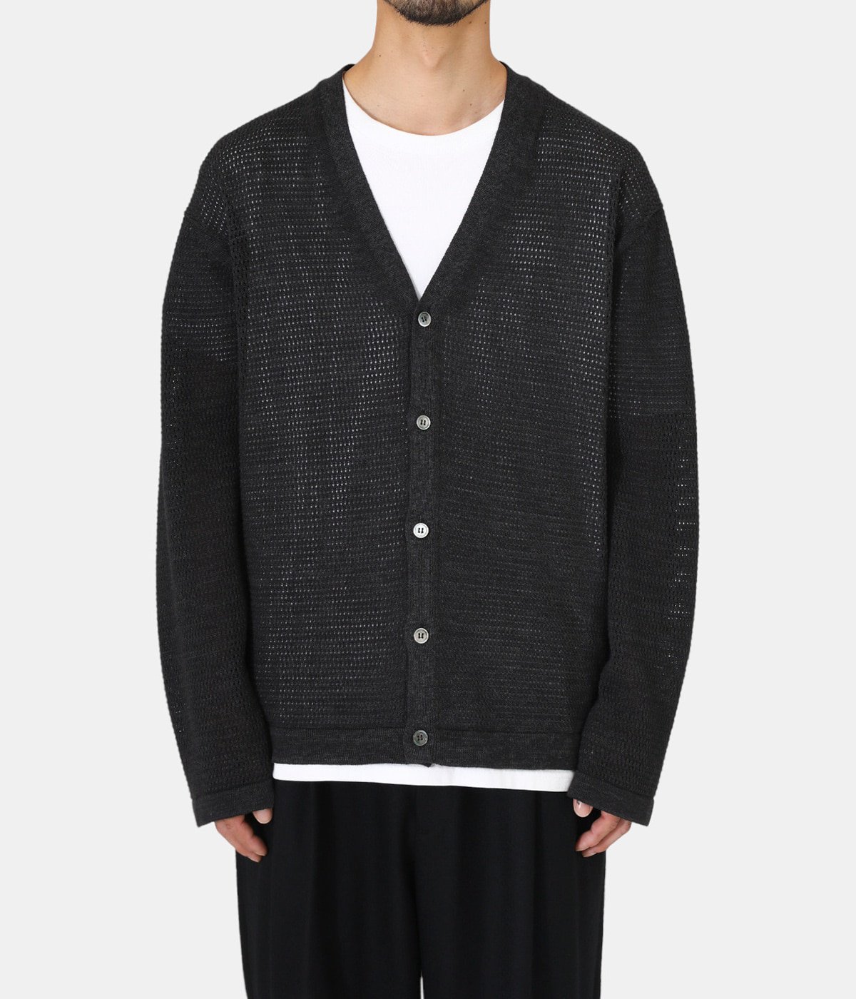 men SUMMER KNIT V NECK CARDIGAN | BATONER(バトナー) / トップス 