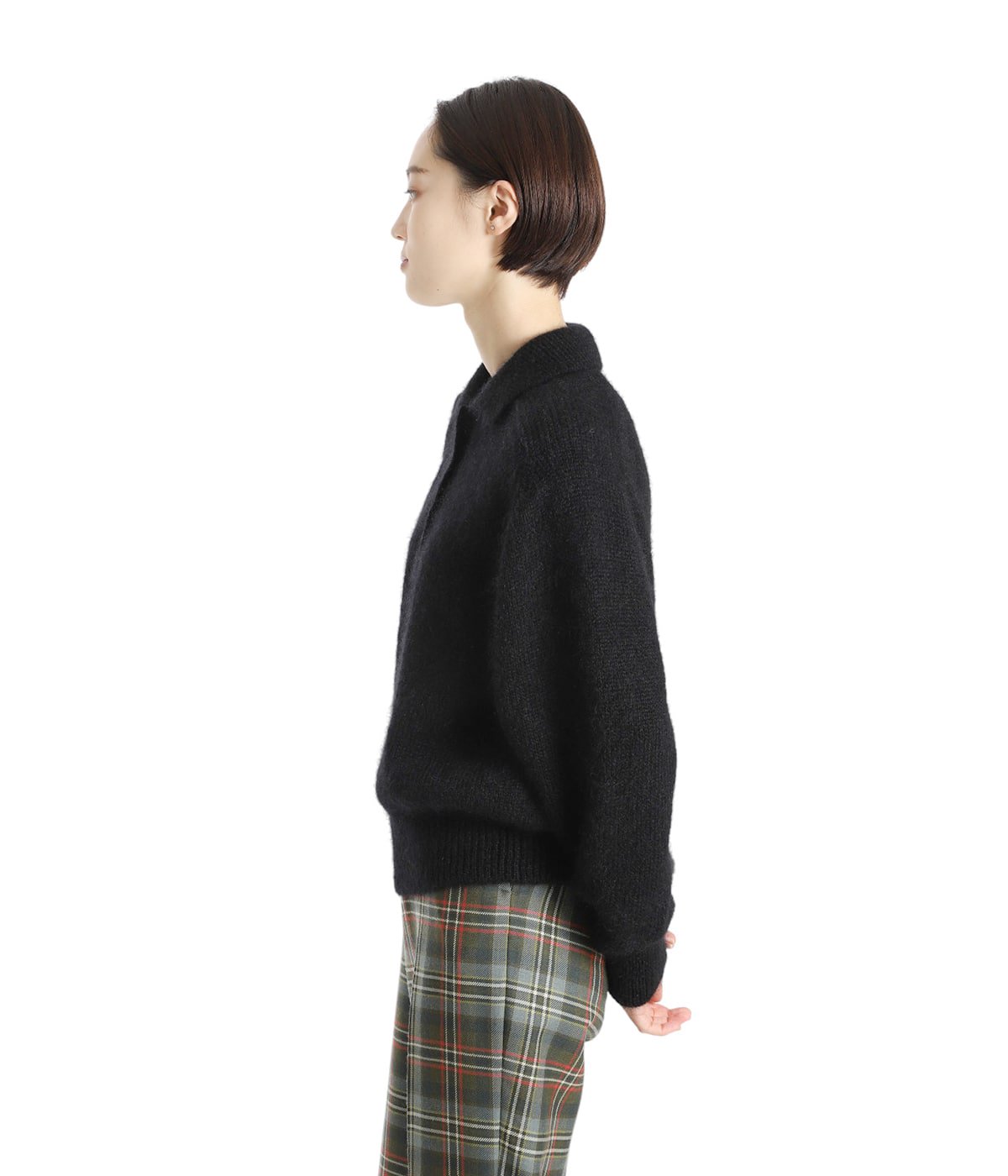 レディース】PURE MOHAIR100％ POLO | BATONER(バトナー