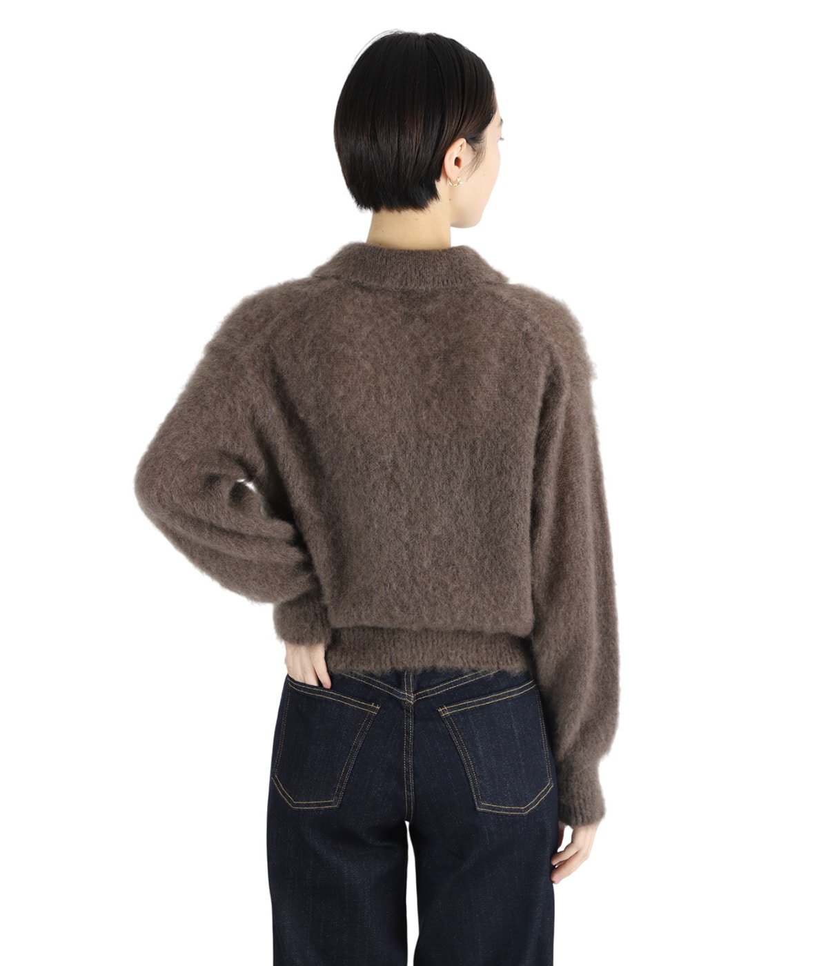 レディース】PURE MOHAIR SHAGGY POLO | BATONER(バトナー) / トップス