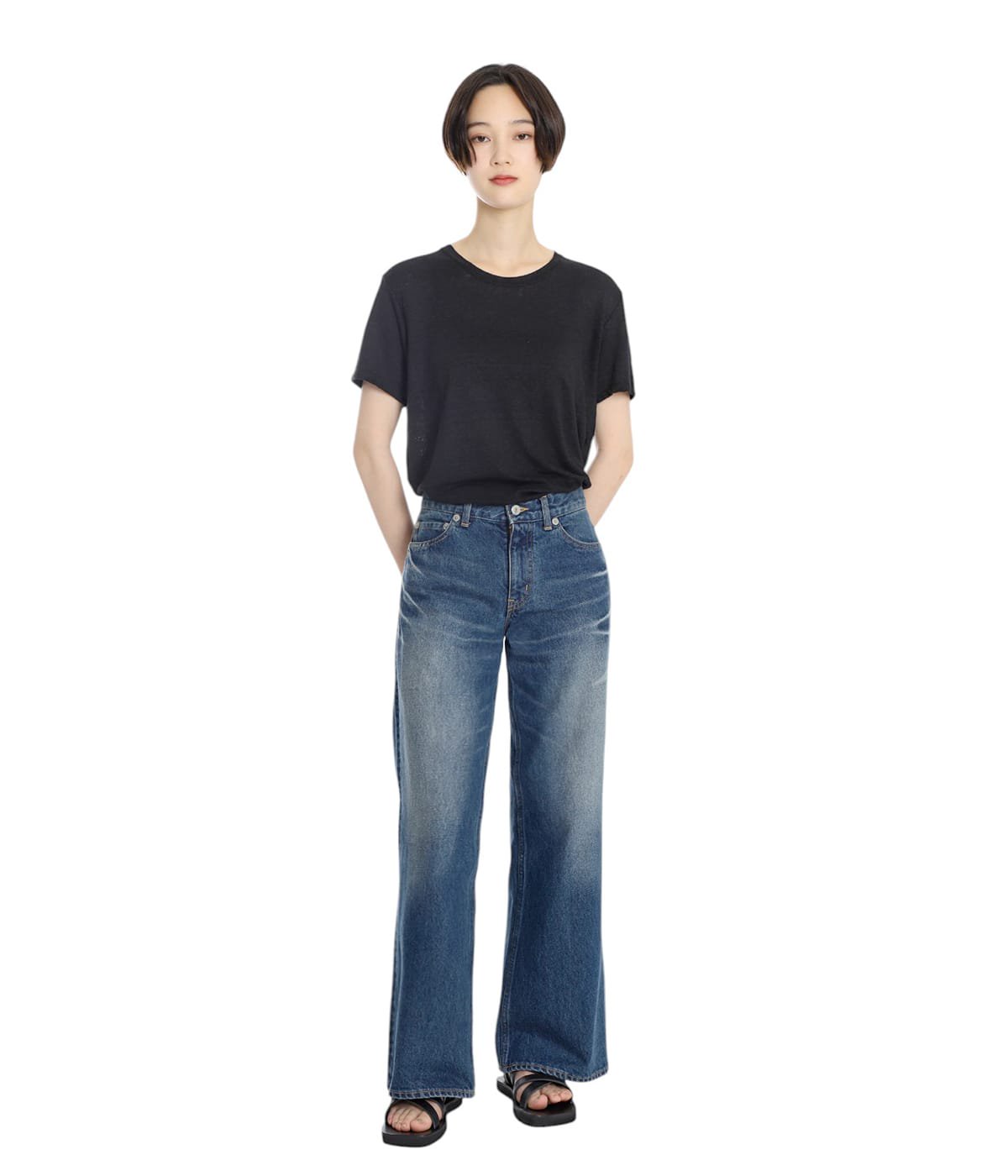 レディース】NORMANDY LINEN A-LINE T-SHIRT | BATONER(バトナー