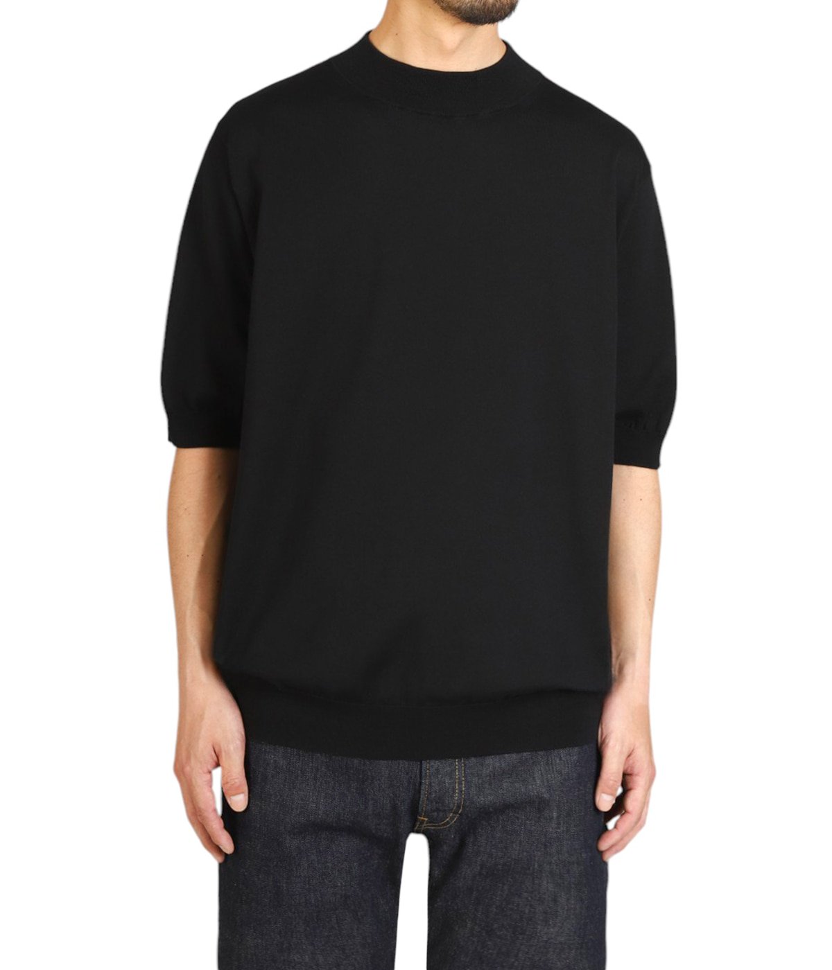 BATONER MEN / TORNADE COTTON BORDER T-SHIRT バトナー正規取扱