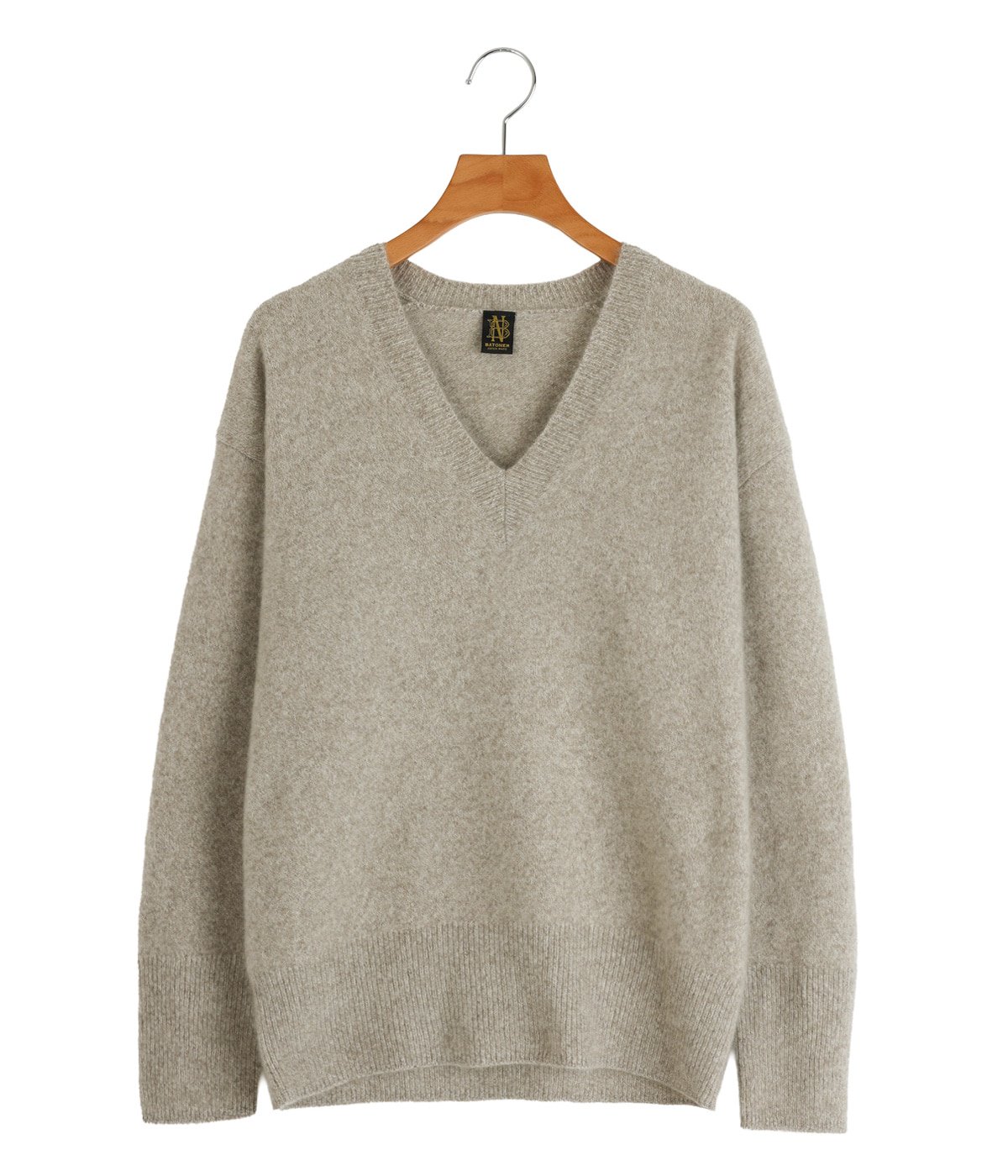 レディース】CASHMERE FOX AIR TENJIKU V NECK | BATONER(バトナー