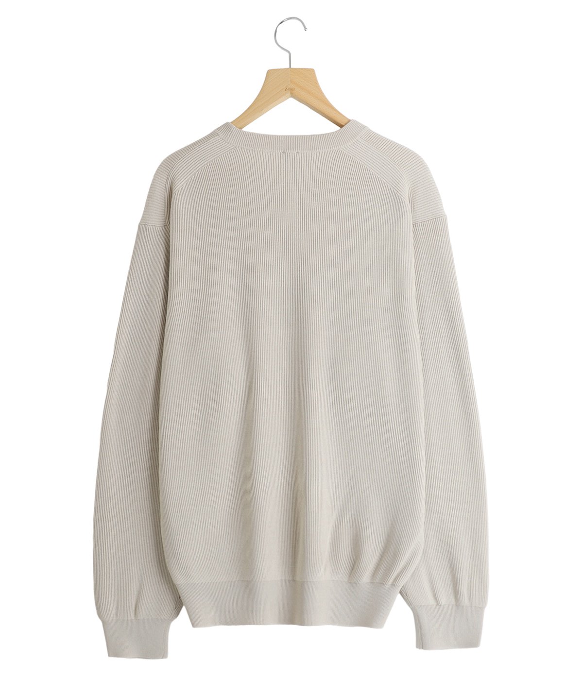 HARD TWIST WOOLRIB CREW NECK | BATONER(バトナー) / トップス ニット