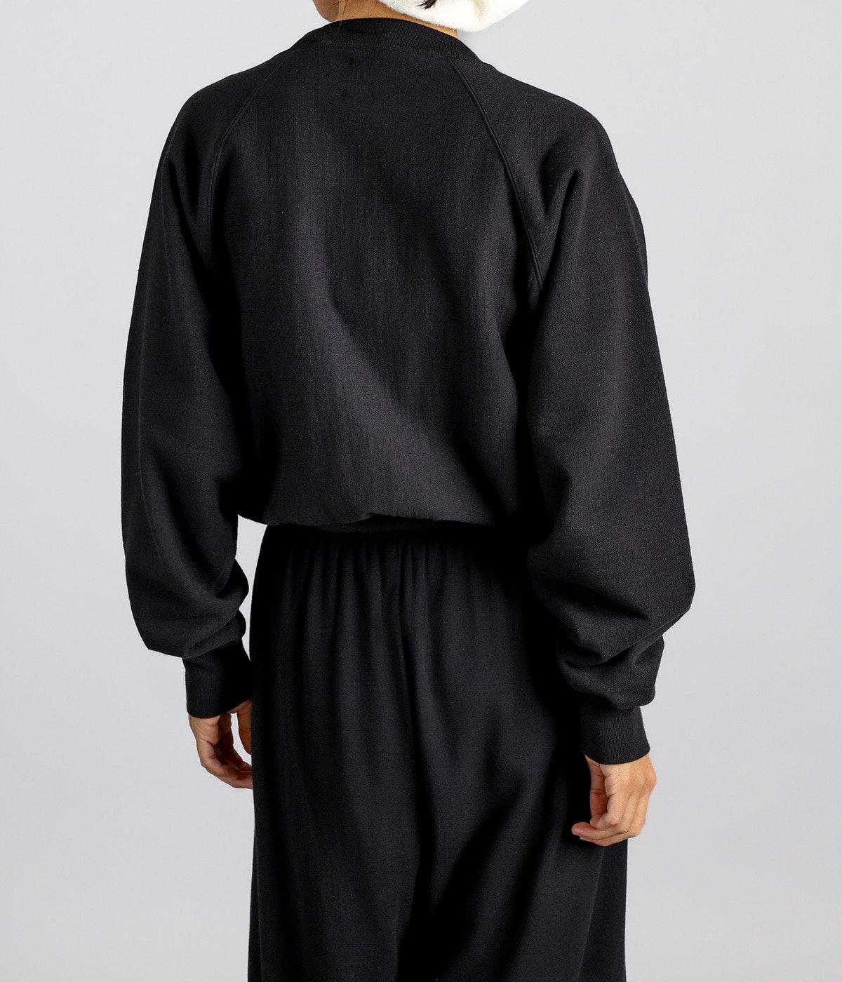バトナー　スウェット　黒　サイズ1 レディース】JUMBERCA URAKE CREW NECK | BATONER(バトナー