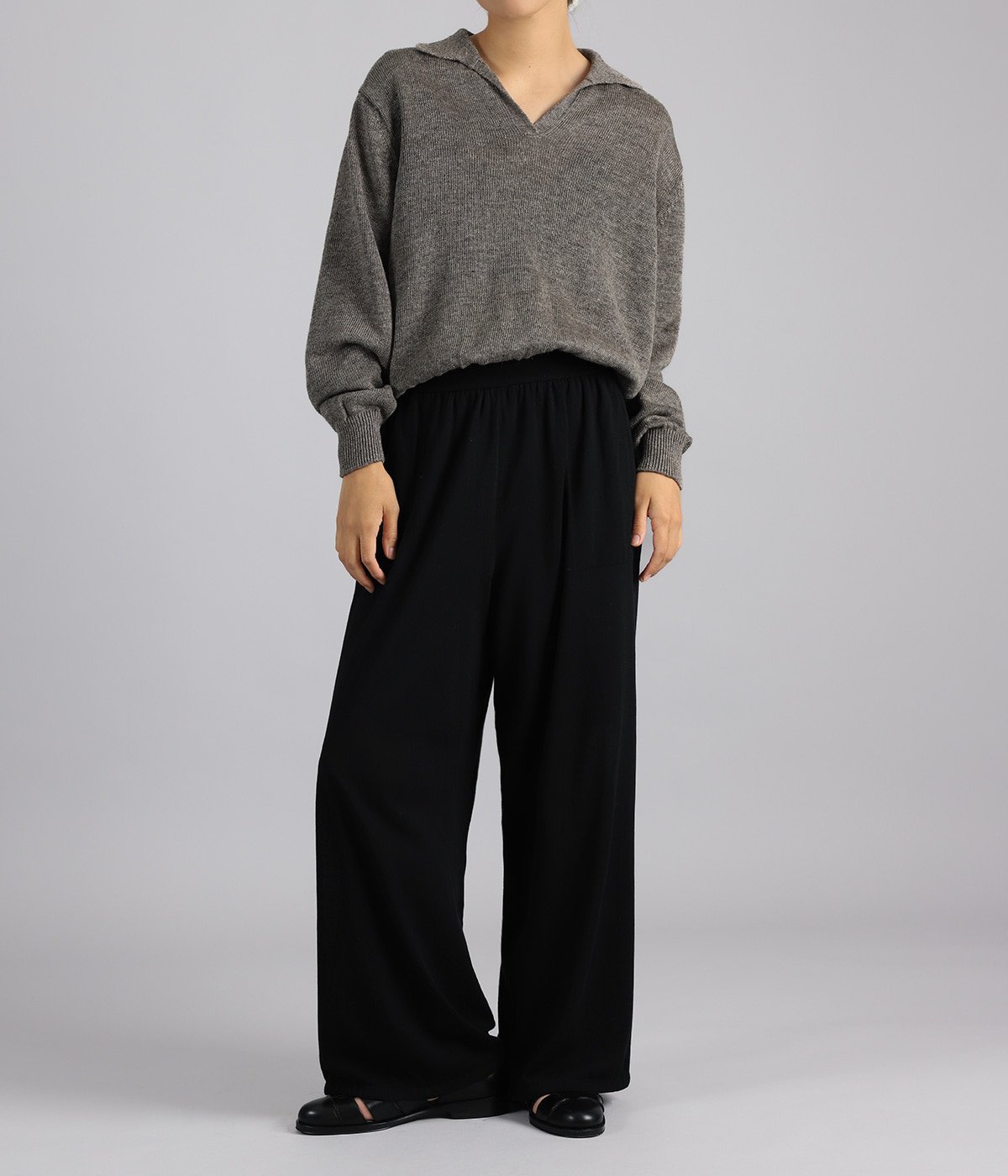 レディース】WASHED HIGH COUNT LINEN SKIPPER | BATONER(バトナー