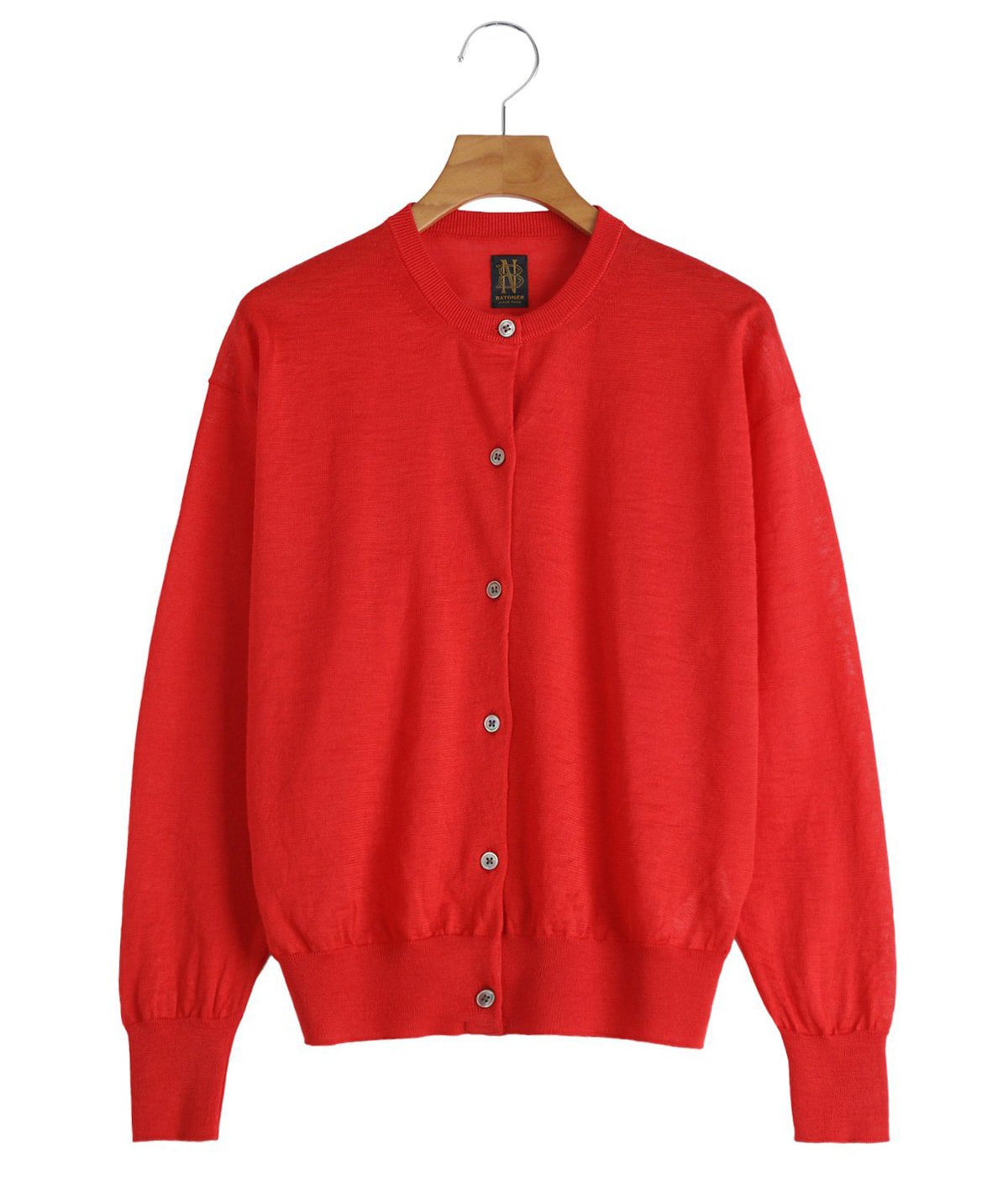 トップス 24SS BATONER CHOMA CREW NECK CARDIGAN 2 レディース】CHOMA CREW NECK CARDIGAN | BATONER(バトナー