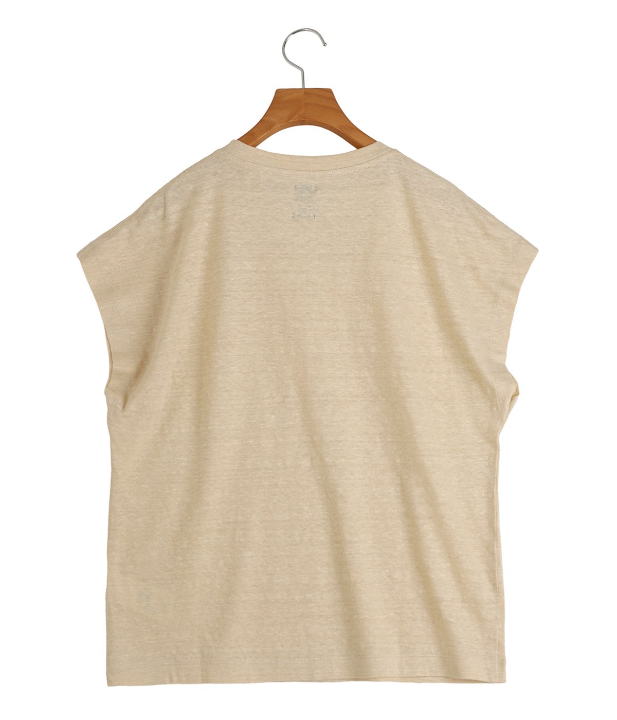 レディース】NORMANDY LINEN CAP SLEEVE T-SHIRT | BATONER(バトナー 