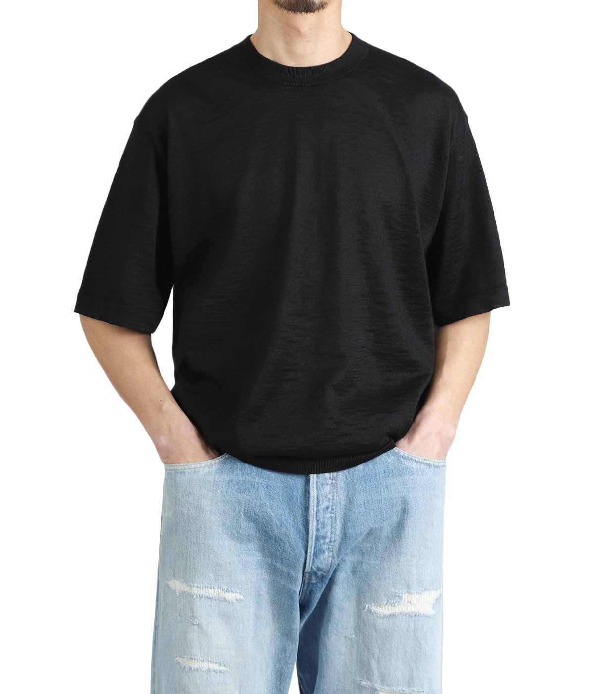 バトナー 【新品】BATONER/CREW NECK SHORT SLEEVE CHOMA CREW NECK SHORT SLEEVE | BATONER(バトナー) / トップス