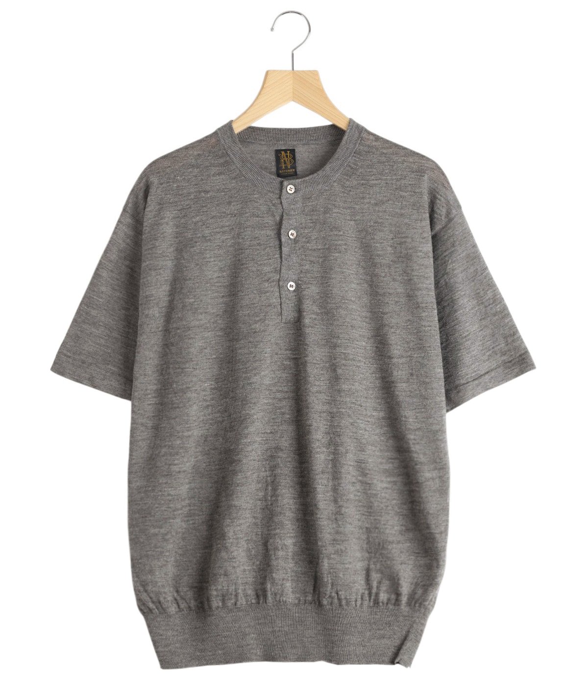 CHOMA HENLEY NECK SHORT SLEEVE | BATONER(バトナー) / トップス