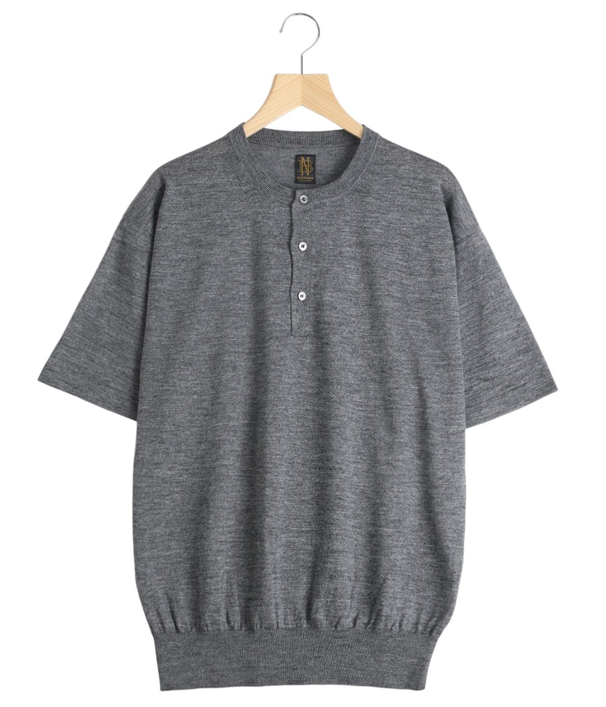 CHOMA HENLEY NECK SHORT SLEEVE | BATONER(バトナー) / トップス