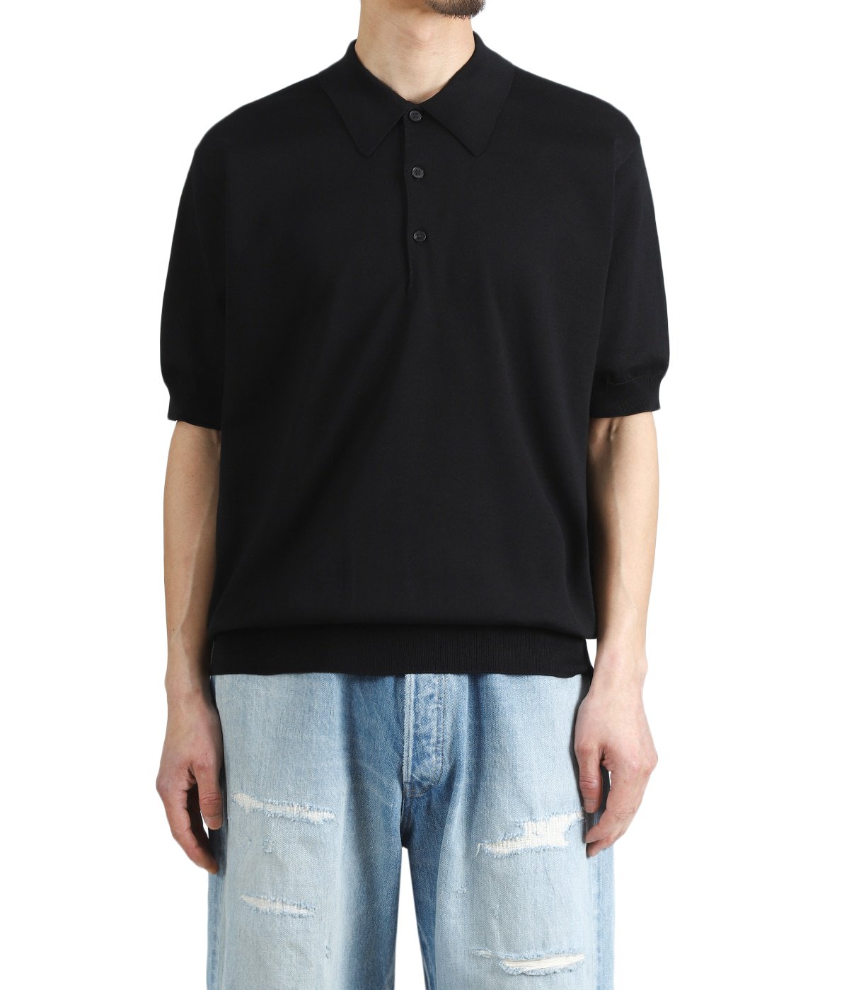 CARIBBEAN SEAISLAND COTTON POLO SHORT SLEEVE | BATONER(バトナー