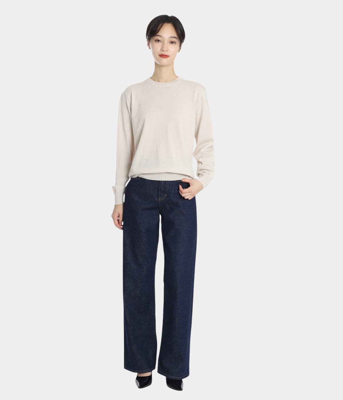 model（166cm） 着用サイズ：00