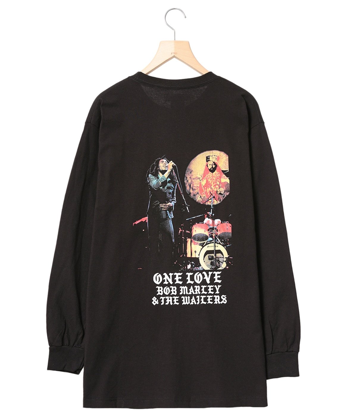 BOB MARLEY / CREW NECK LONG SLEEVE T-SHIRT ( TYPE-1 )