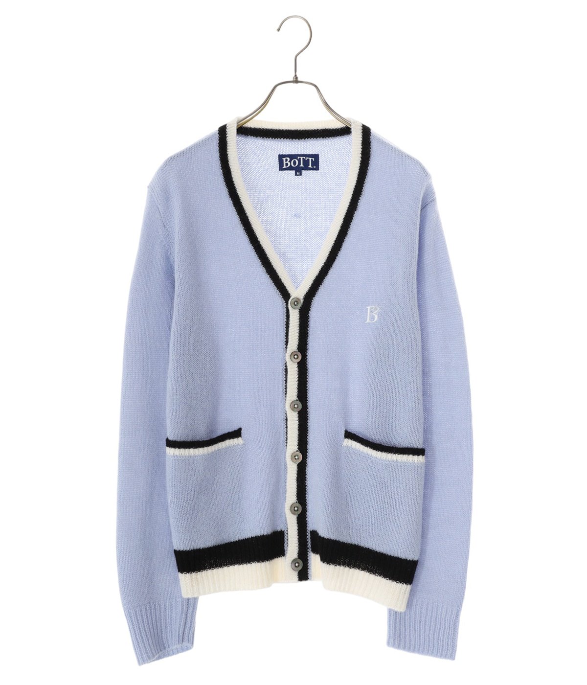 Lined Mohair Cardigan (light blue) L2