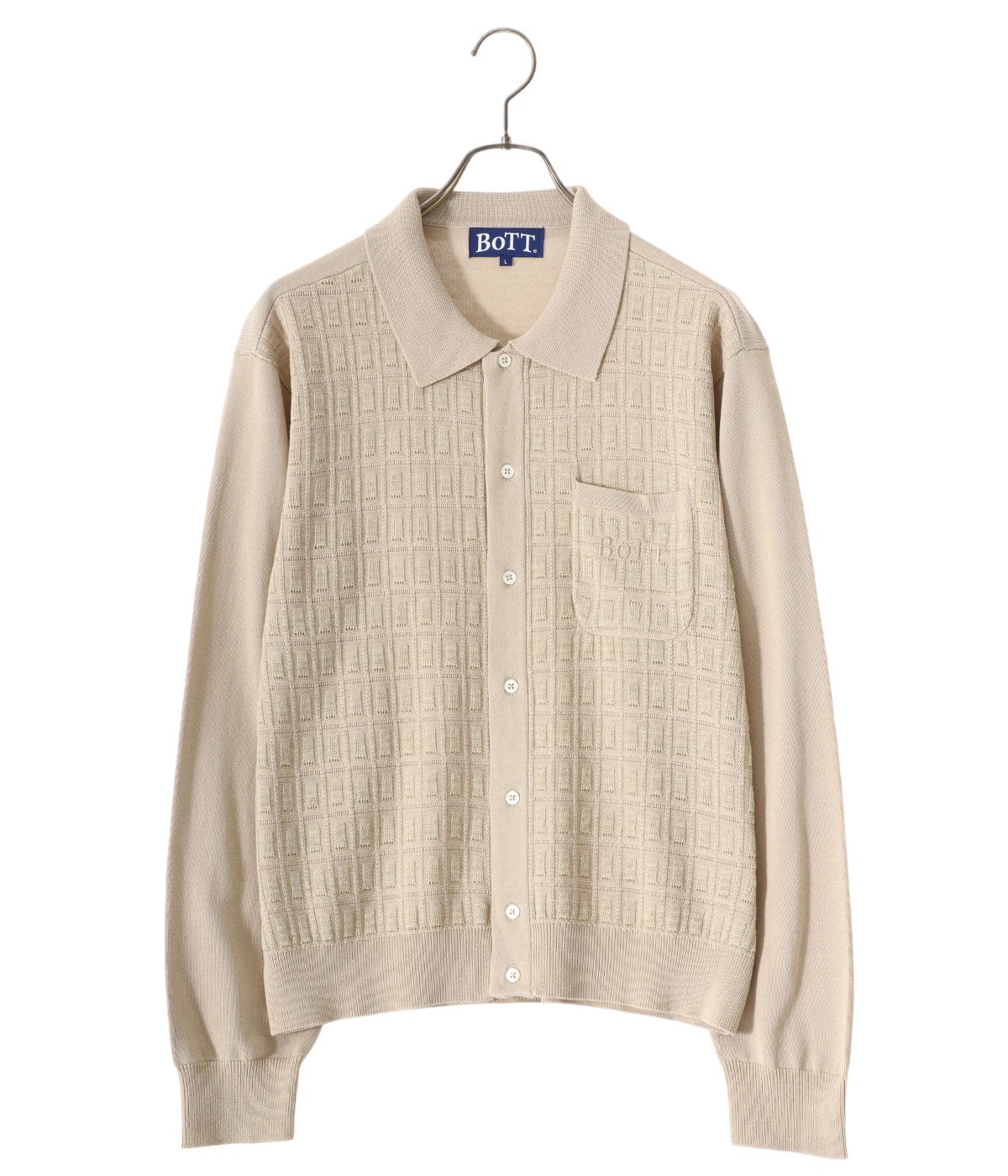 Button Down Knit Polo | BOTT(ボット) / トップス ポロシャツ ニット