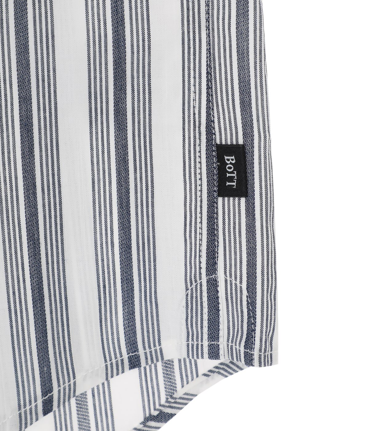 Pullover Stripe S/SL Shirt | BOTT(ボット) / トップス 半袖シャツ