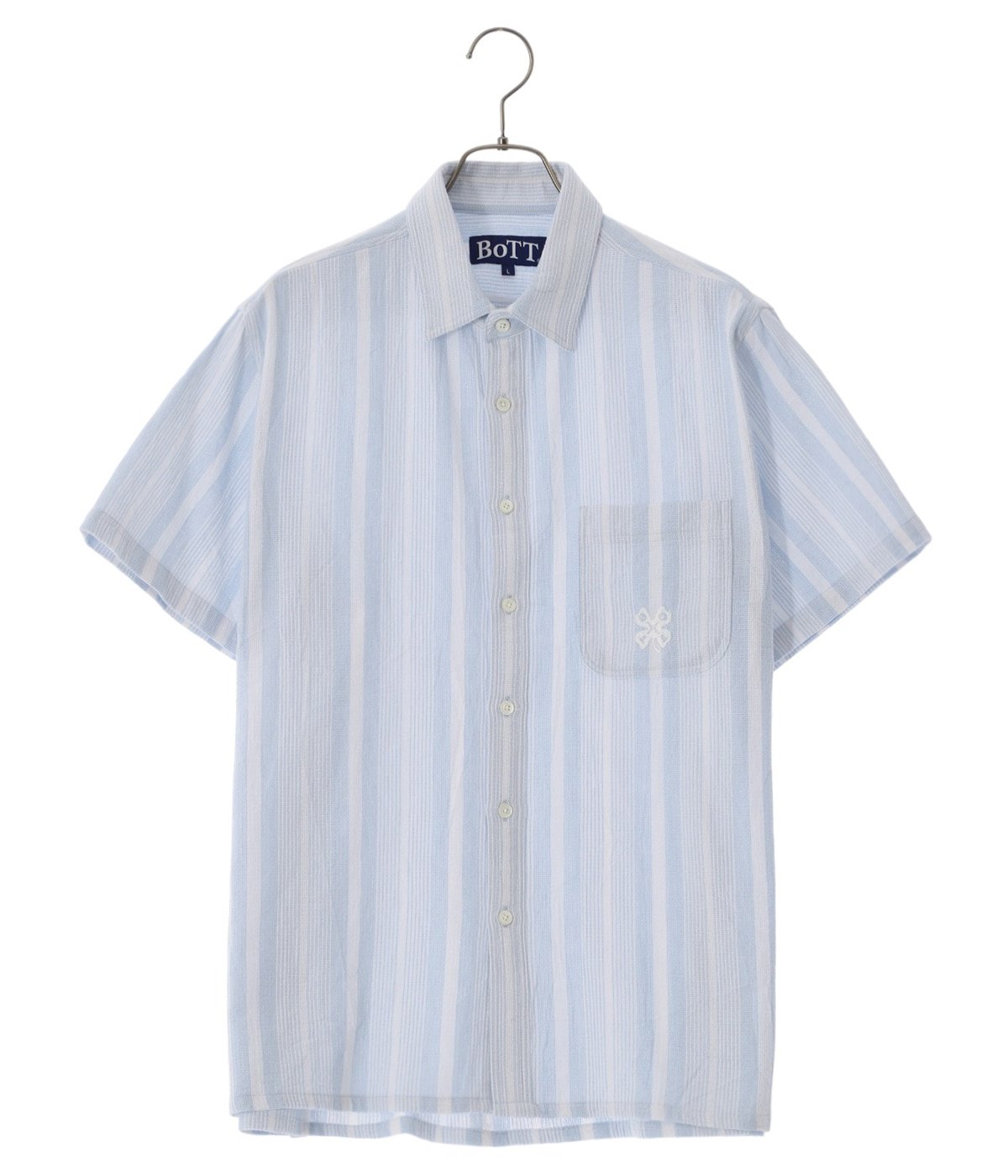 Jacquard Stripe S/S Shirt | BOTT(ボット) / トップス 半袖シャツ