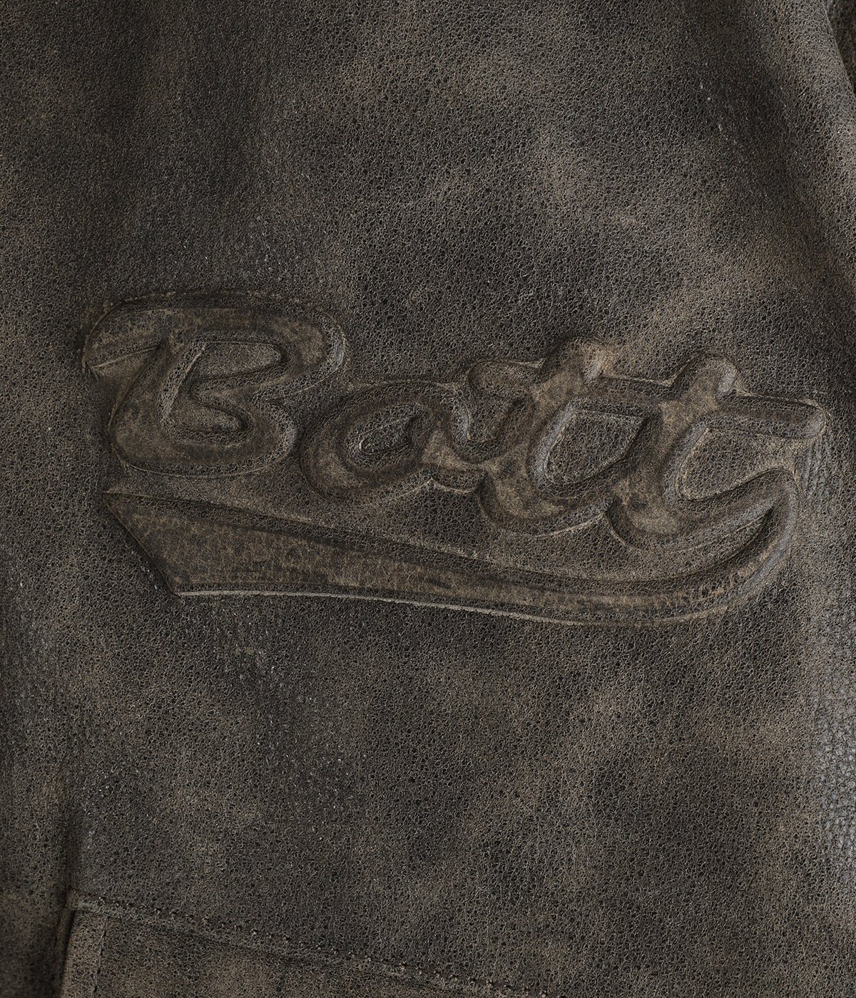 Script Logo Cracked Leather Jacket | BOTT(ボット) / アウター