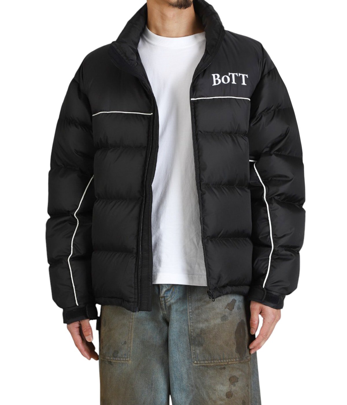BOTT ブラック ダウンジャケット S BoTT（ボット） ダウンジャケット ダウン 「BoTT / ボット」B Logo