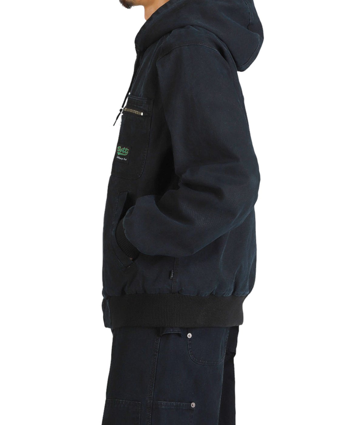 BOTT Cotton Field Jacket (black) Lサイズ BoTT / COTTON RACING JACKET / BLACK | Sophomore