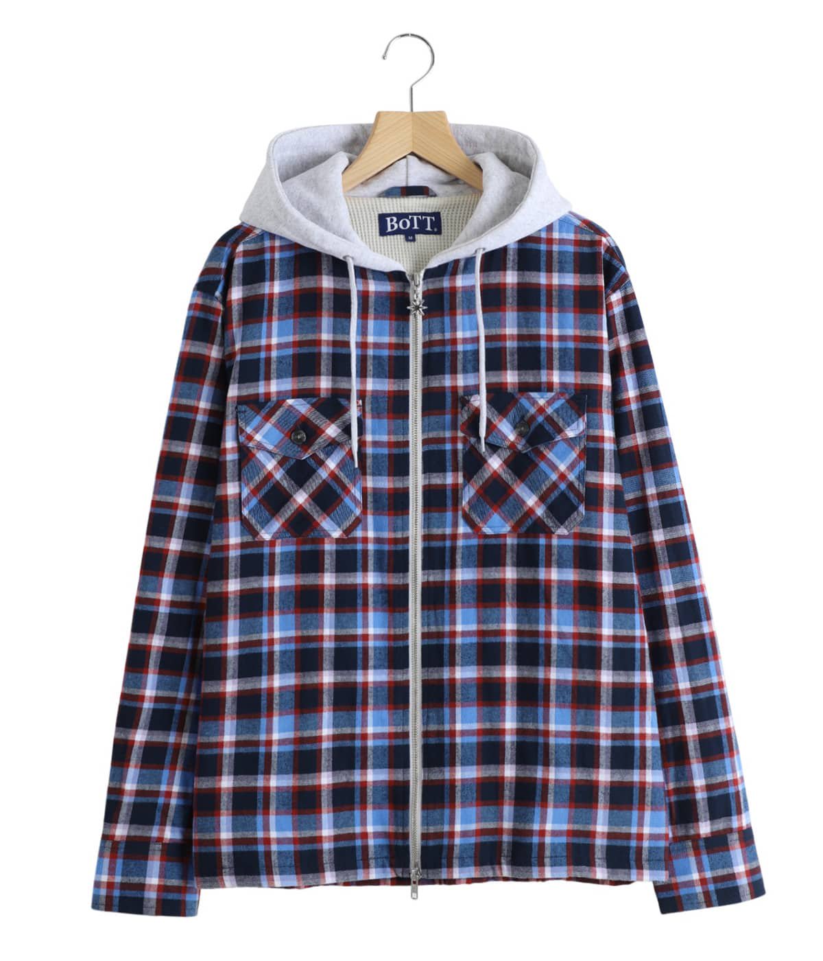 Hooded Flannel Shirt | BOTT(ボット) / トップス 長袖シャツ パーカー