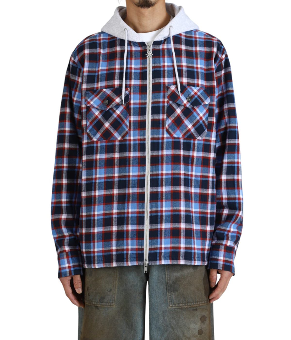 Hooded Flannel Shirt | BOTT(ボット) / トップス 長袖シャツ パーカー