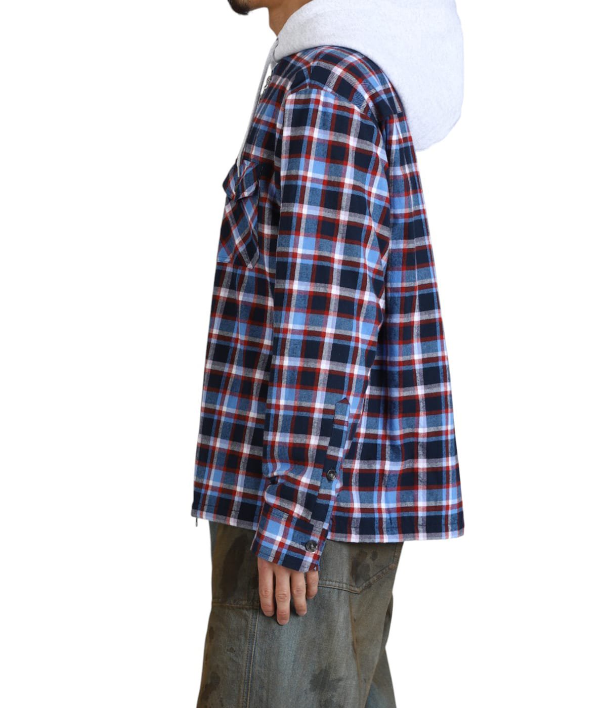 Hooded Flannel Shirt | BOTT(ボット) / トップス 長袖シャツ パーカー