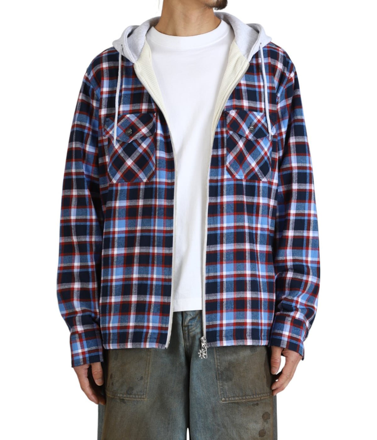 Hooded Flannel Shirt | BOTT(ボット) / トップス 長袖シャツ パーカー