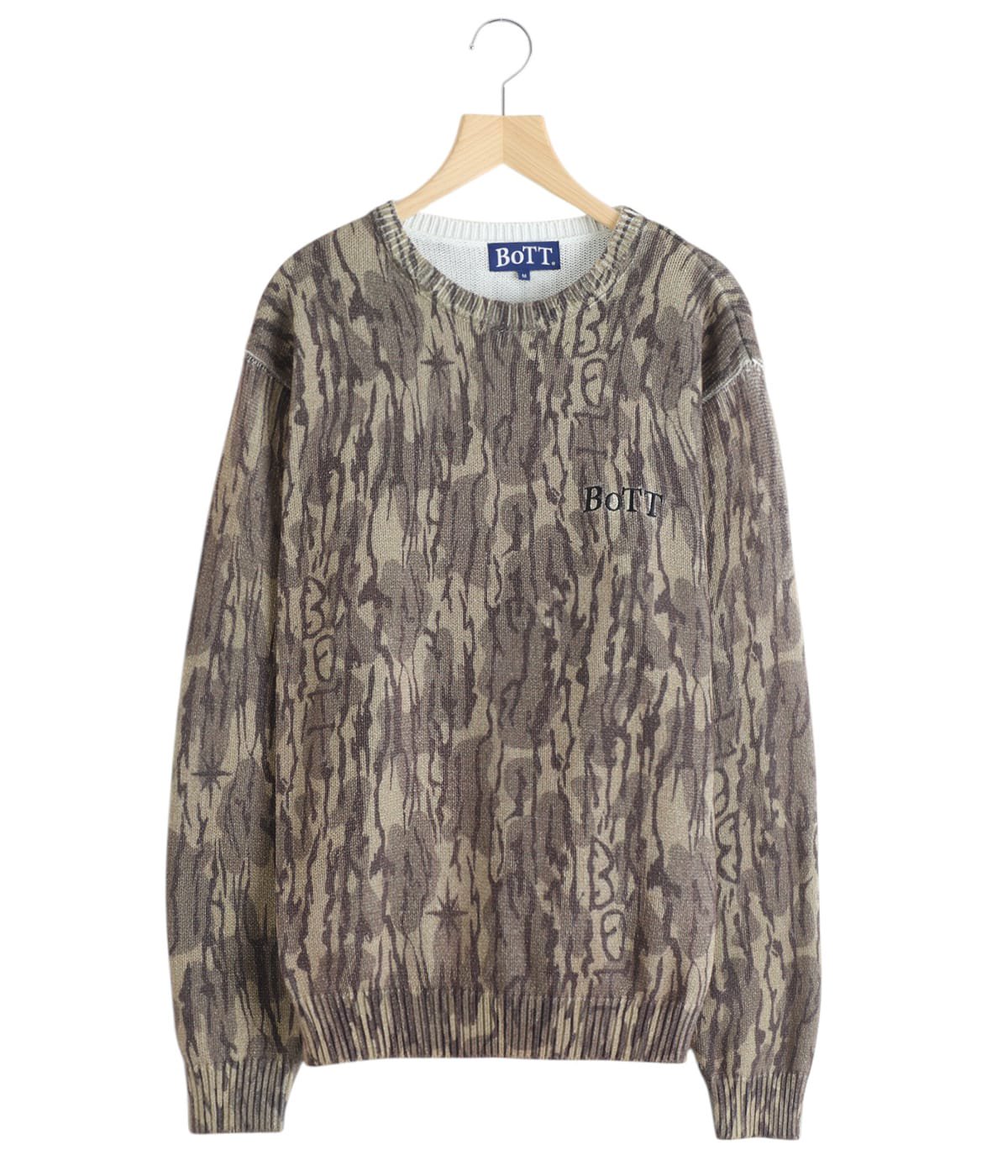 Camo Printed Knit | BOTT(ボット) / トップス ニット・セーター