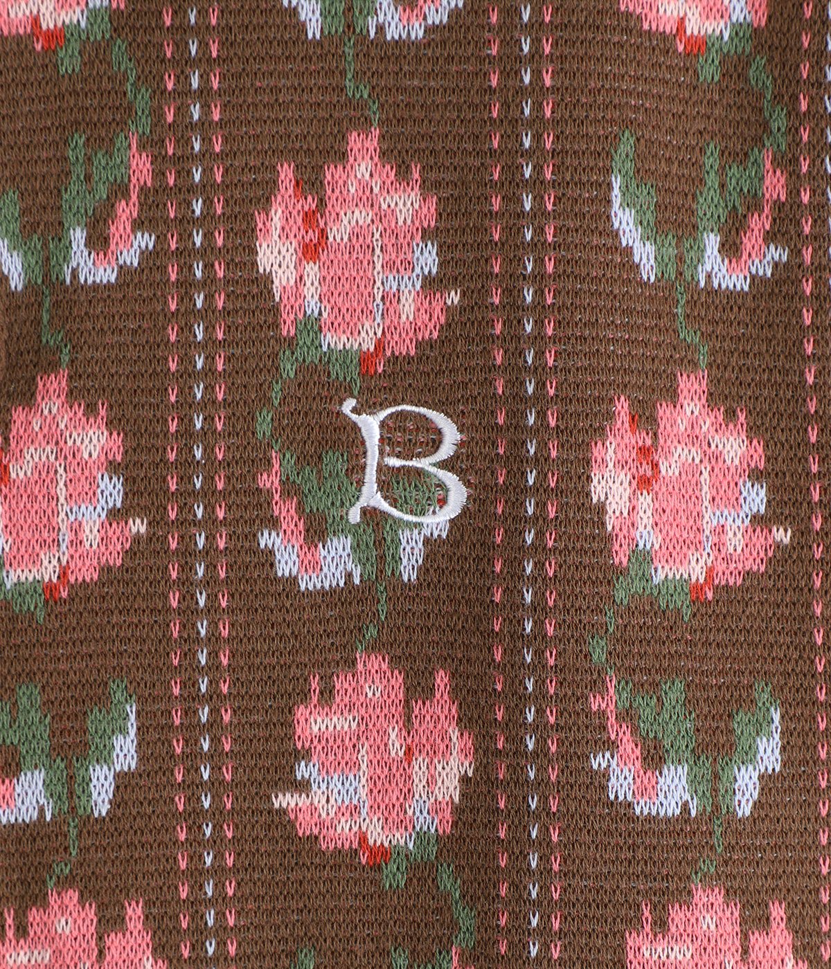 Flower S/S Knit Polo | BOTT(ボット) / トップス ポロシャツ Flower S/S Knit Polo | BOTT(ボット) / トップス ポロシャツ